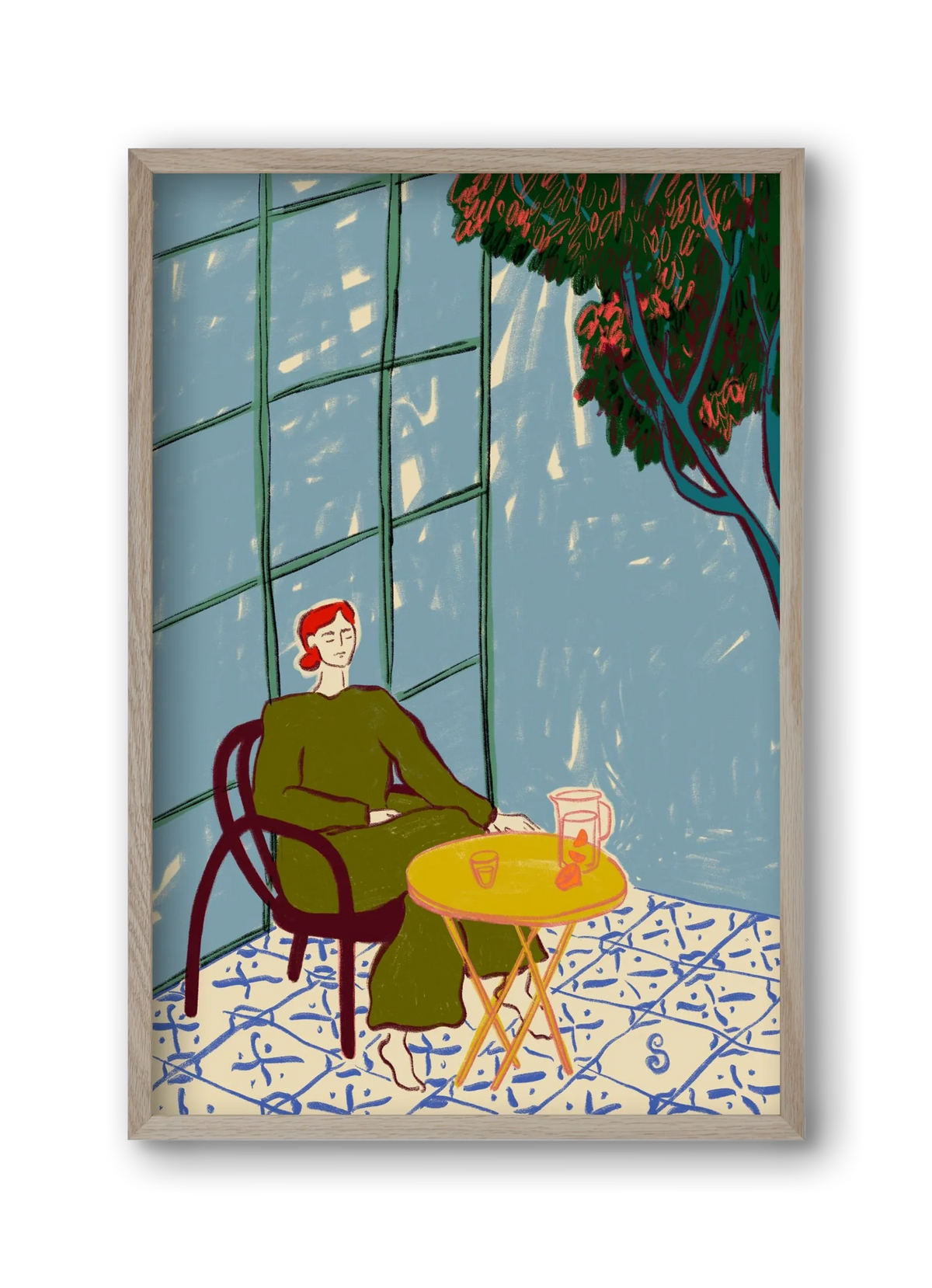 WOMAN UNDER A TREE - artbridge