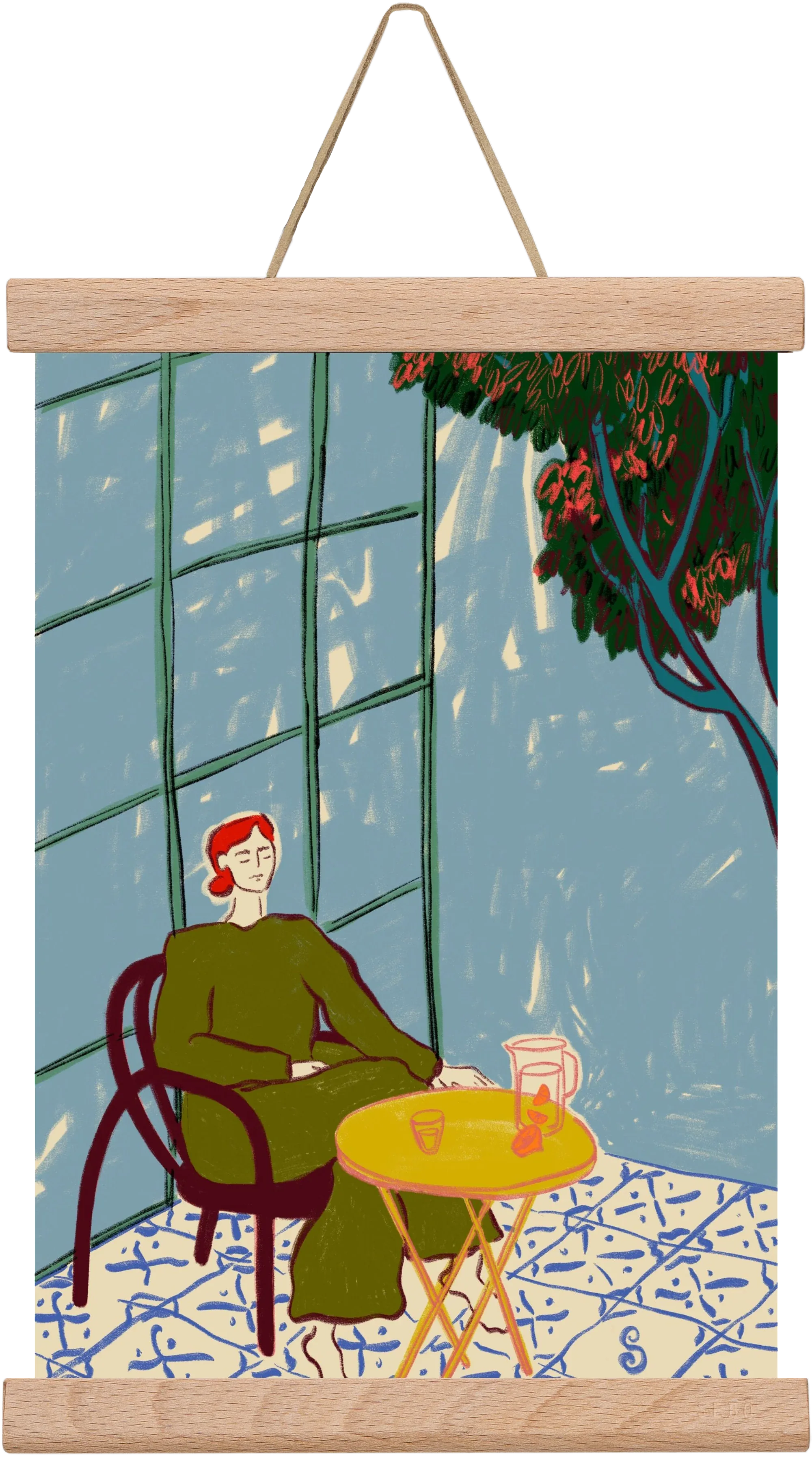 WOMAN UNDER A TREE - artbridge