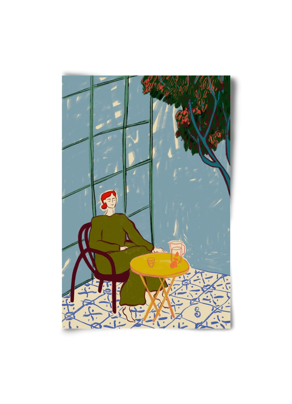 WOMAN UNDER A TREE - artbridge