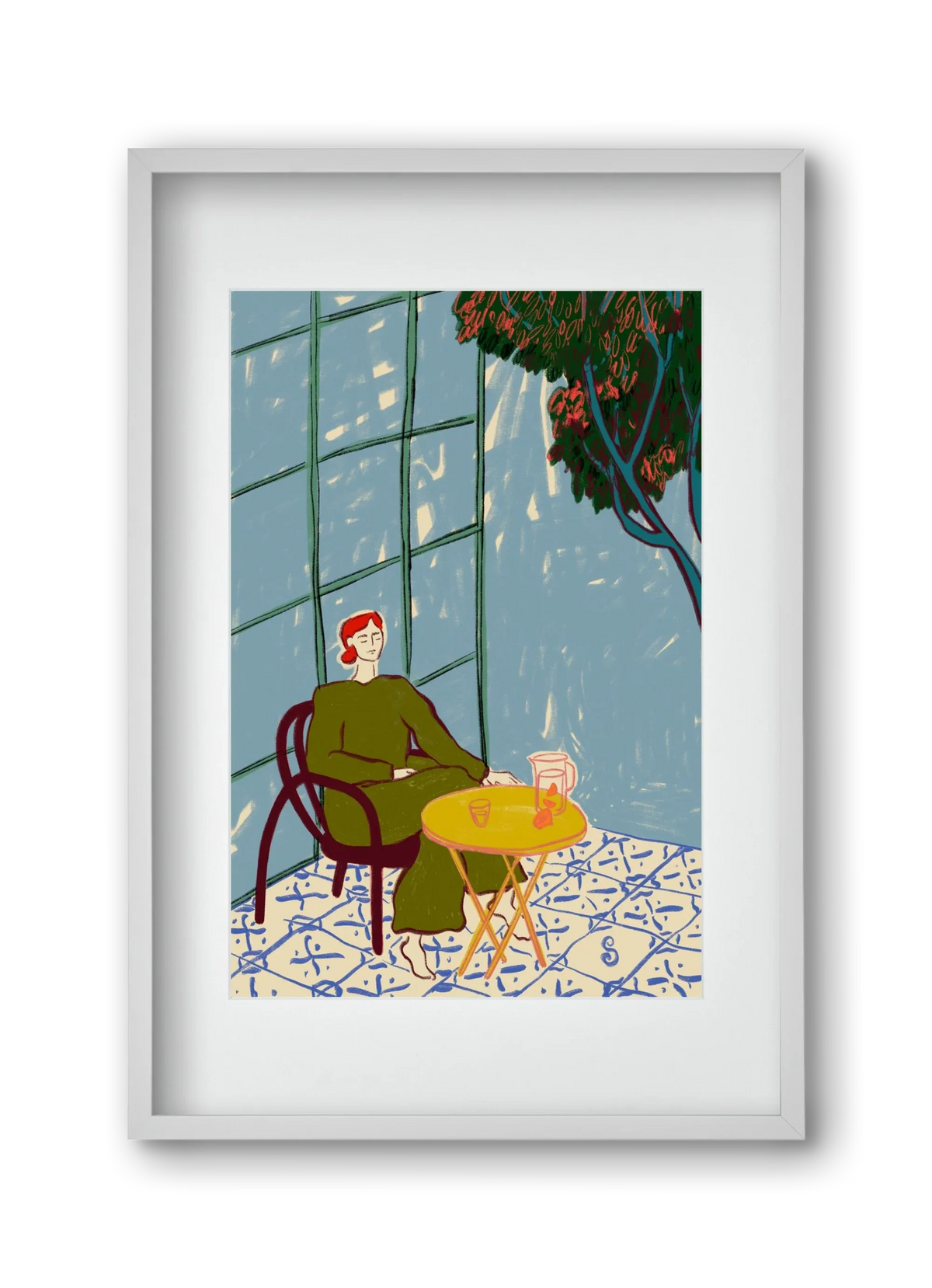 WOMAN UNDER A TREE - artbridge