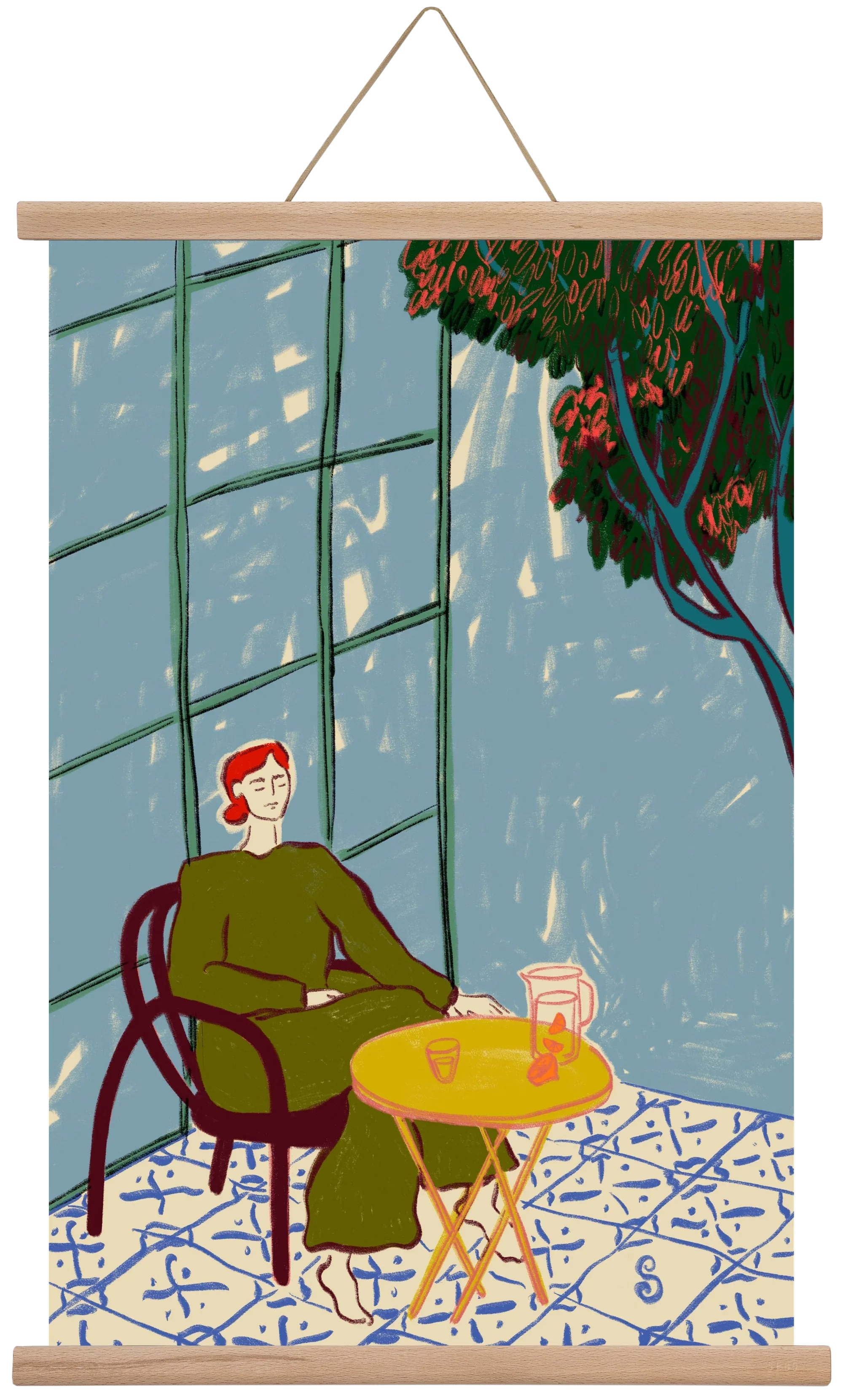 WOMAN UNDER A TREE - artbridge