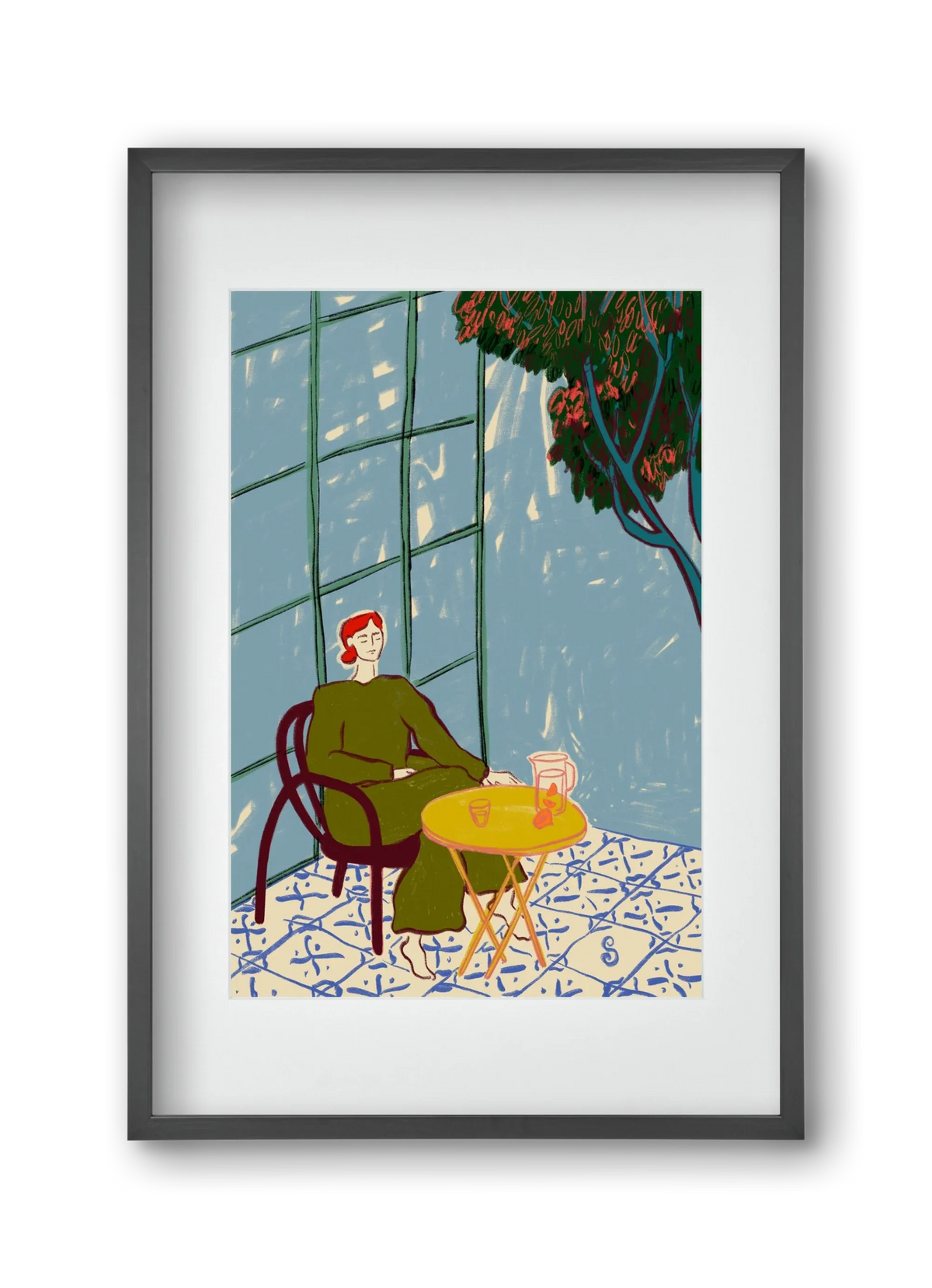 WOMAN UNDER A TREE - artbridge