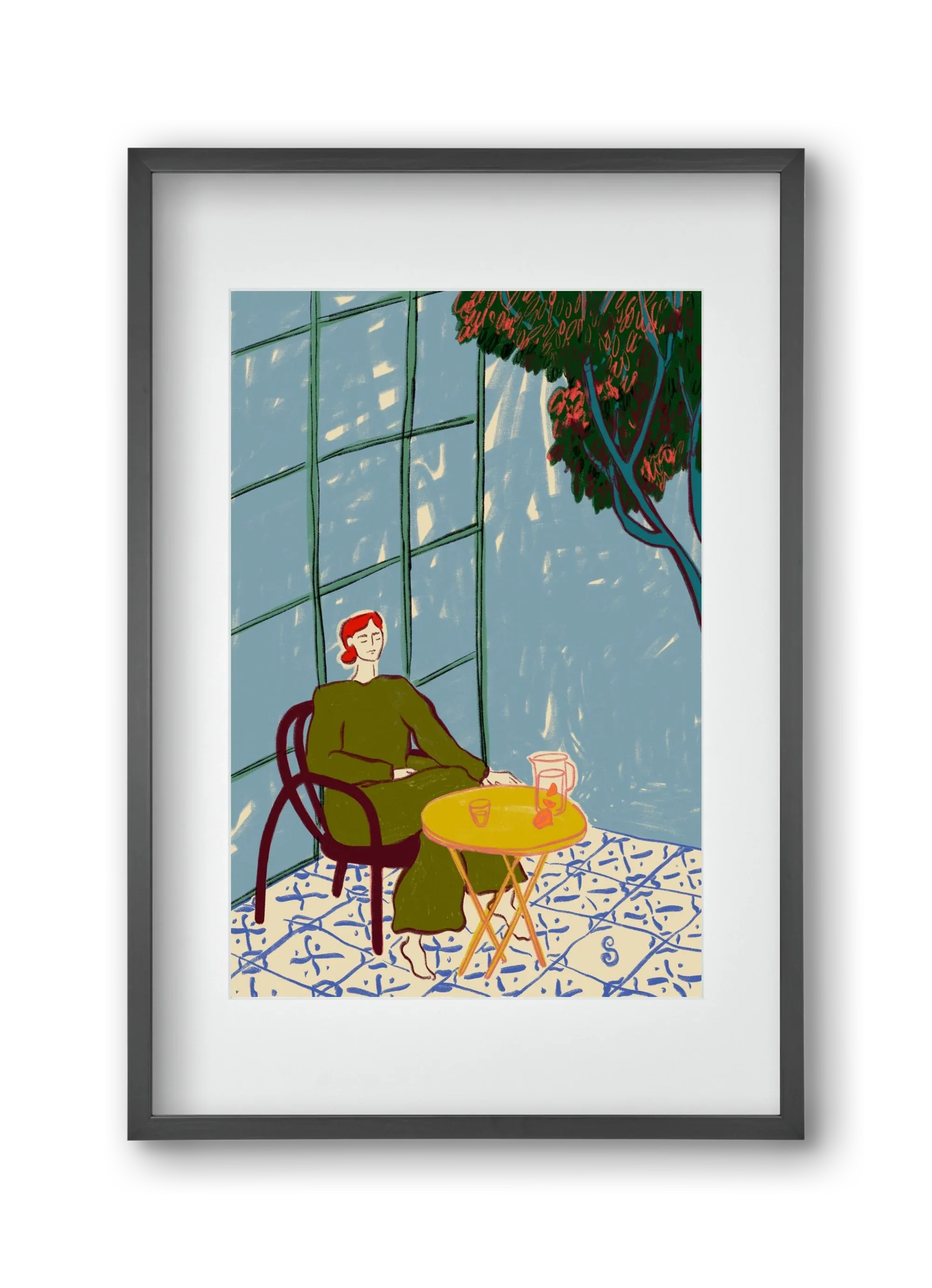 WOMAN UNDER A TREE - artbridge