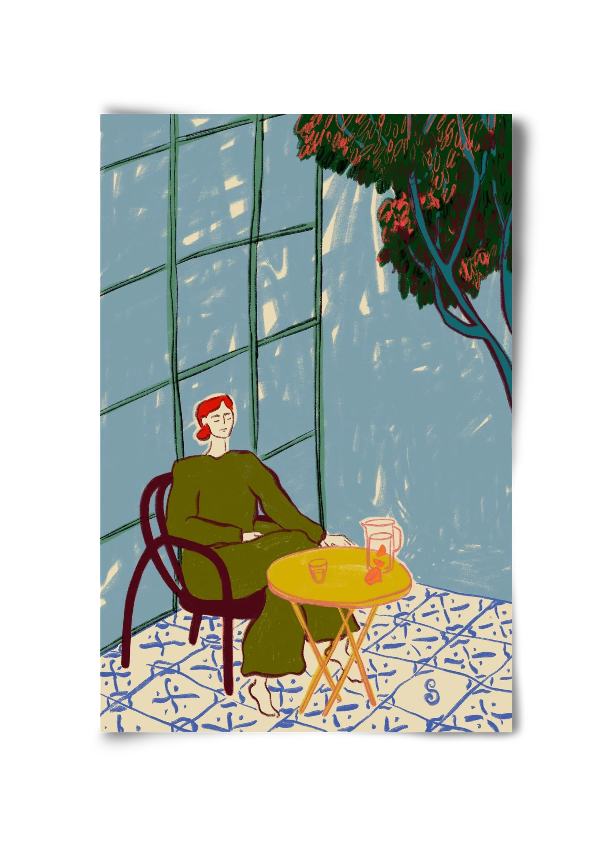 WOMAN UNDER A TREE - artbridge