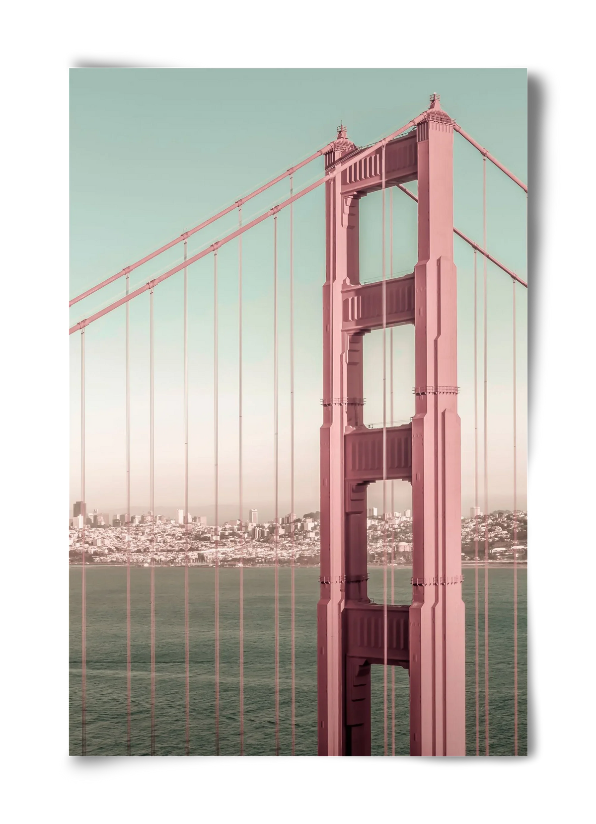 Golden Gate Bridge | urban vintage style - artbridge