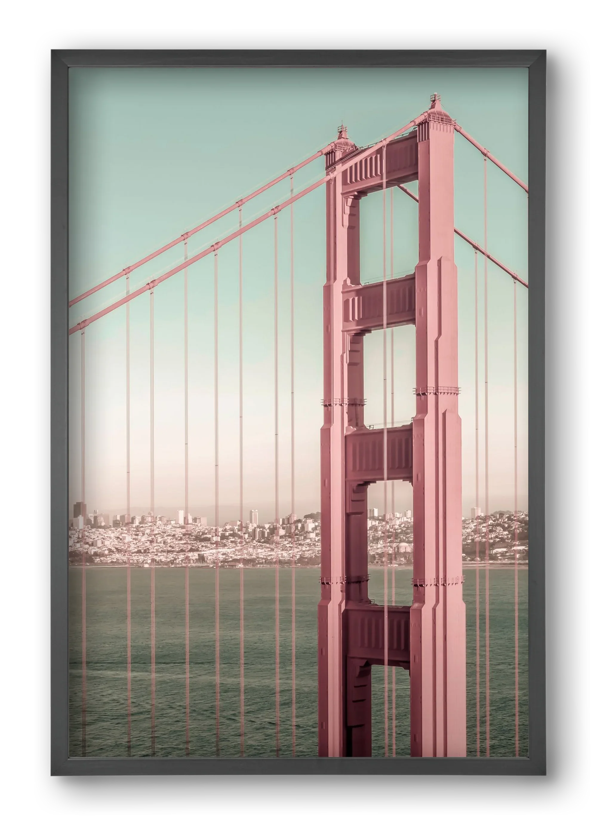Golden Gate Bridge | urban vintage style - artbridge