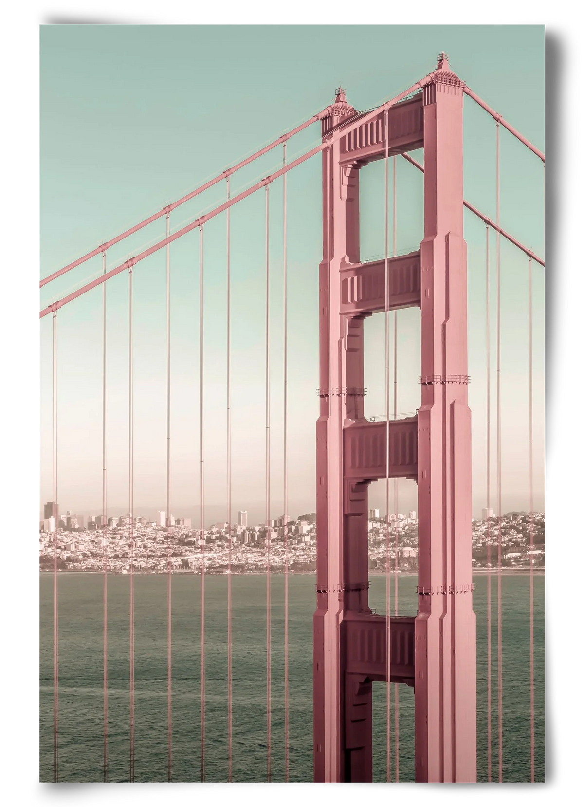 Golden Gate Bridge | urban vintage style - artbridge