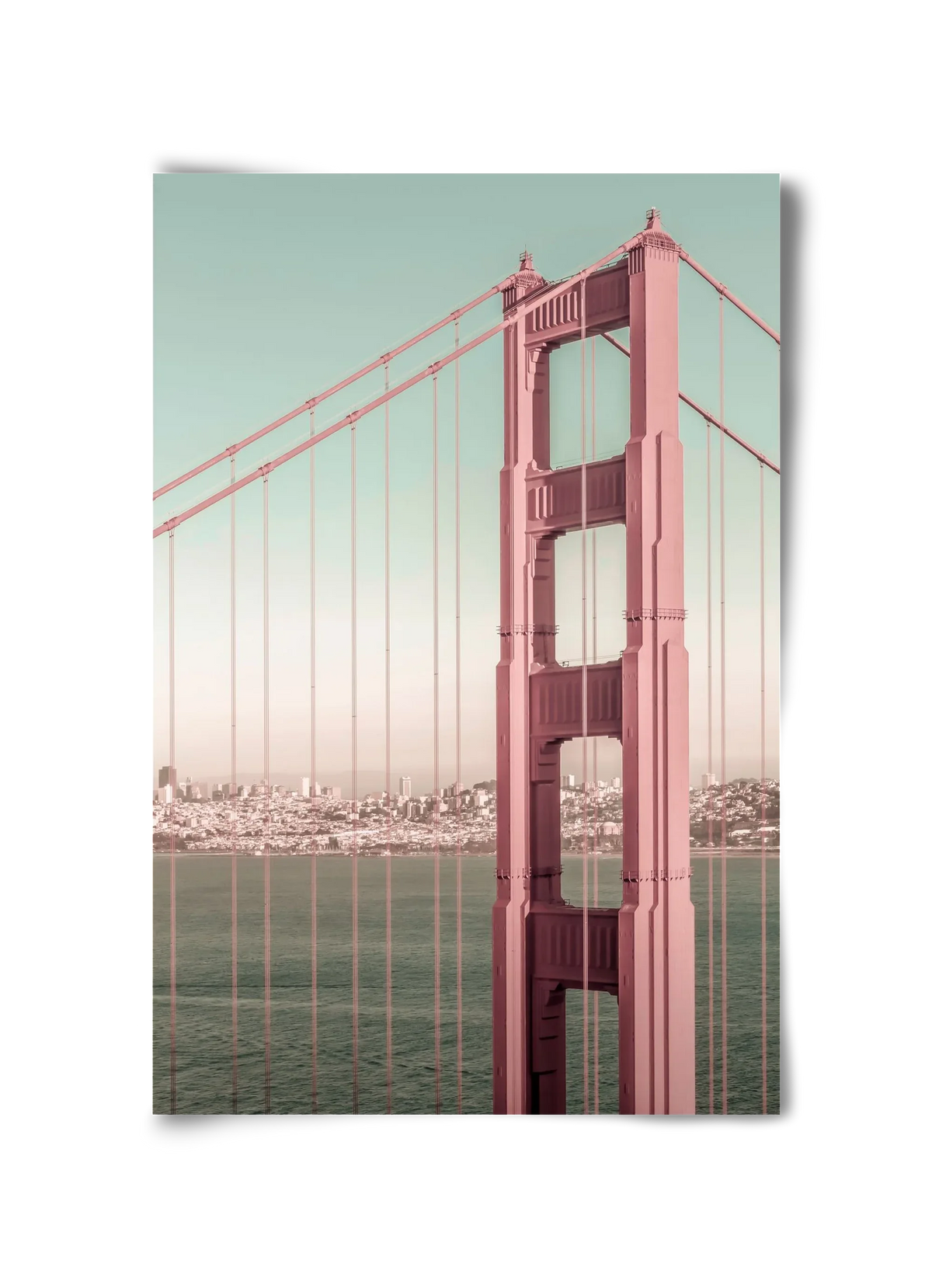 Golden Gate Bridge | urban vintage style - artbridge