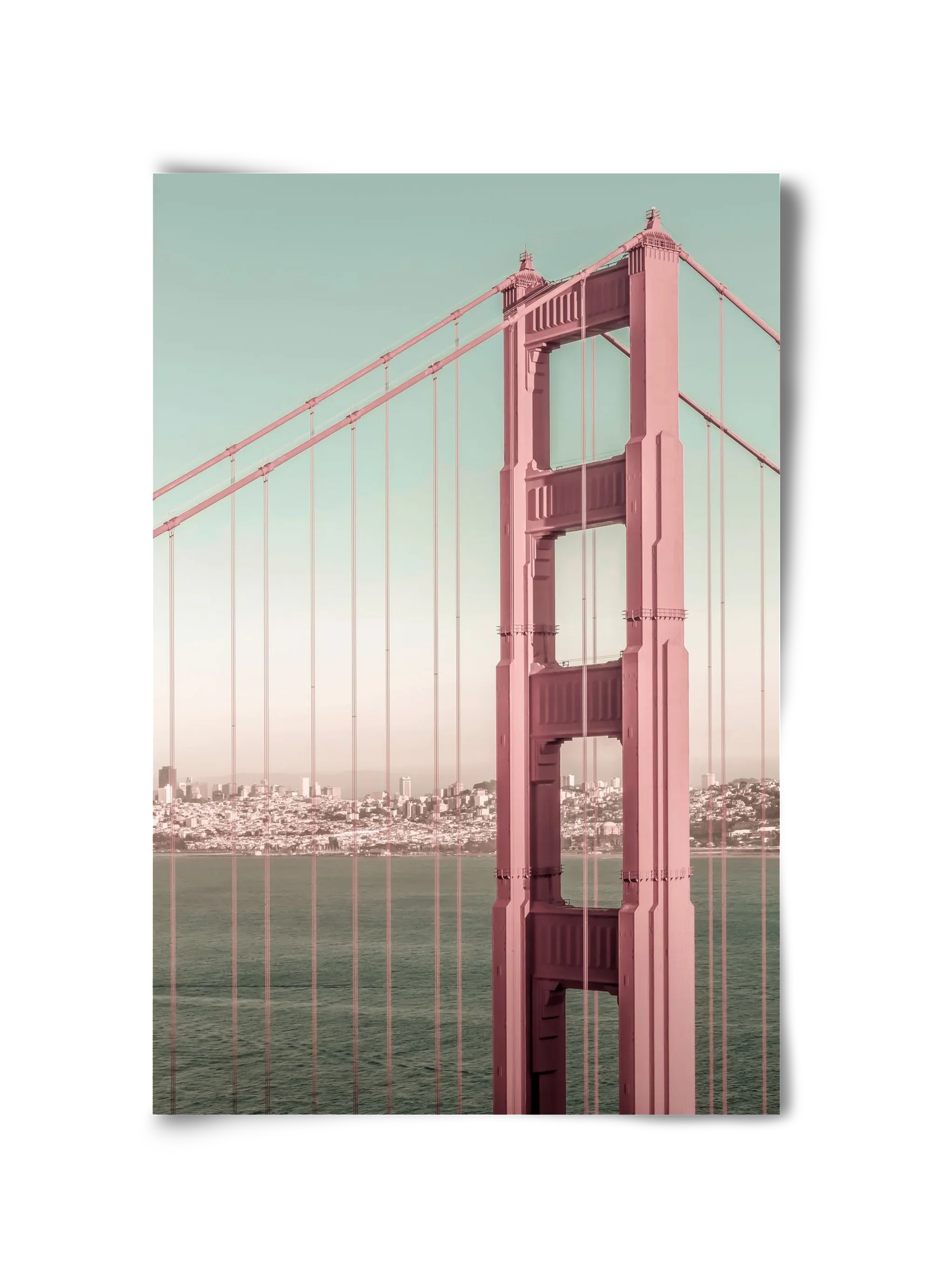 Golden Gate Bridge | urban vintage style - artbridge
