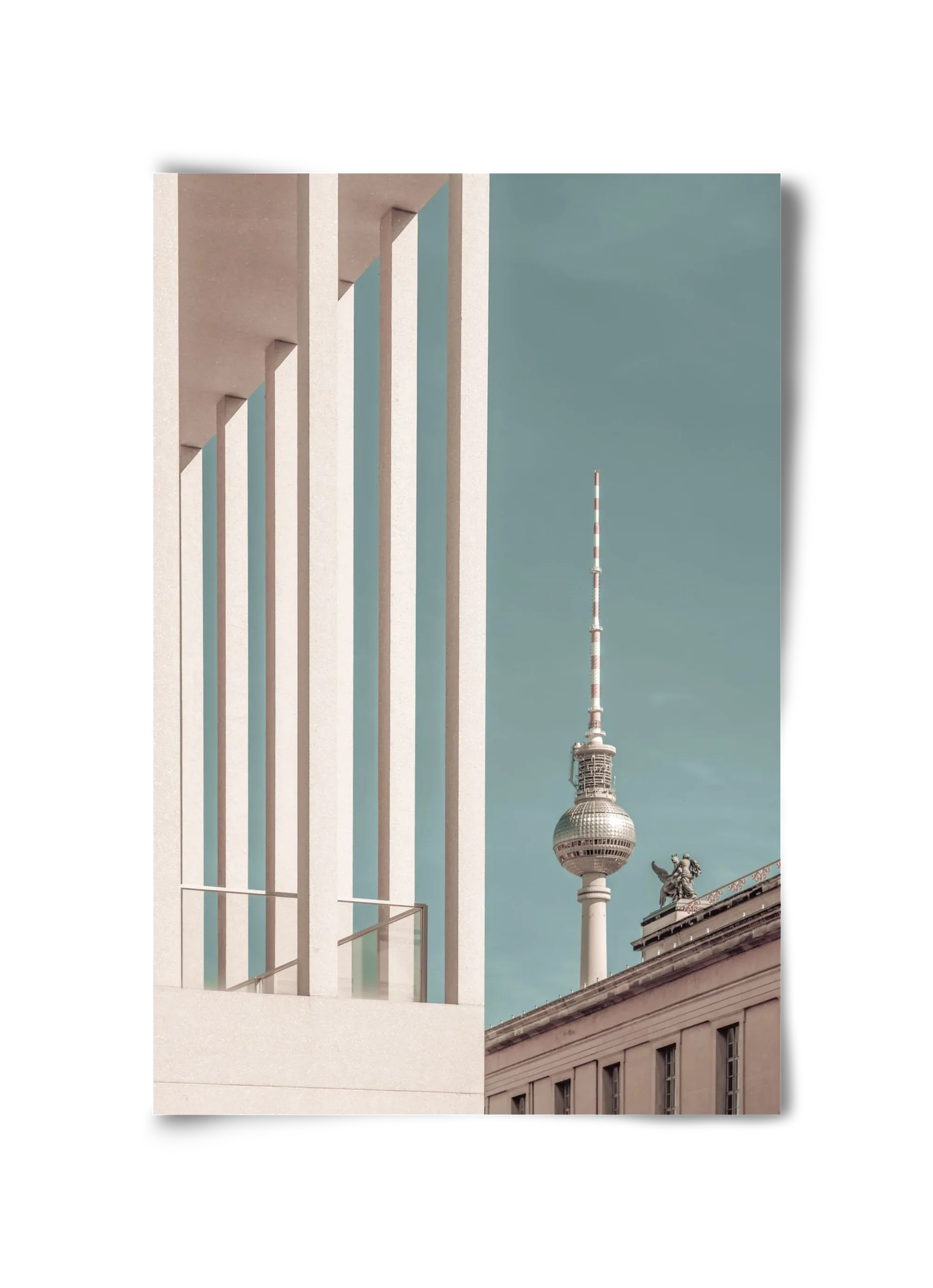 BERLIN Television Tower | urban vintage style - artbridge