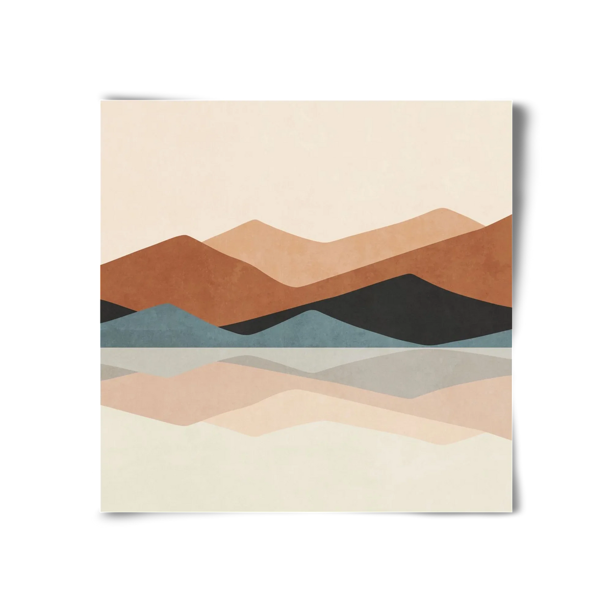 MINIMAL TROPICAL ART - LANDSCAPE 02 - artbridge