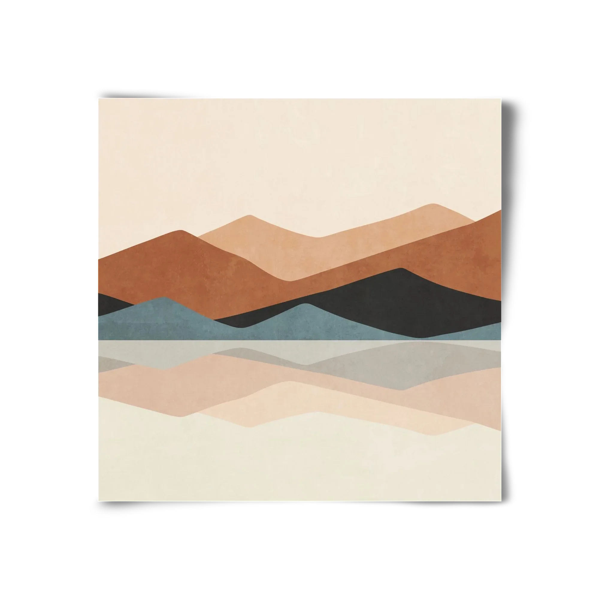 MINIMAL TROPICAL ART - LANDSCAPE 02 - artbridge