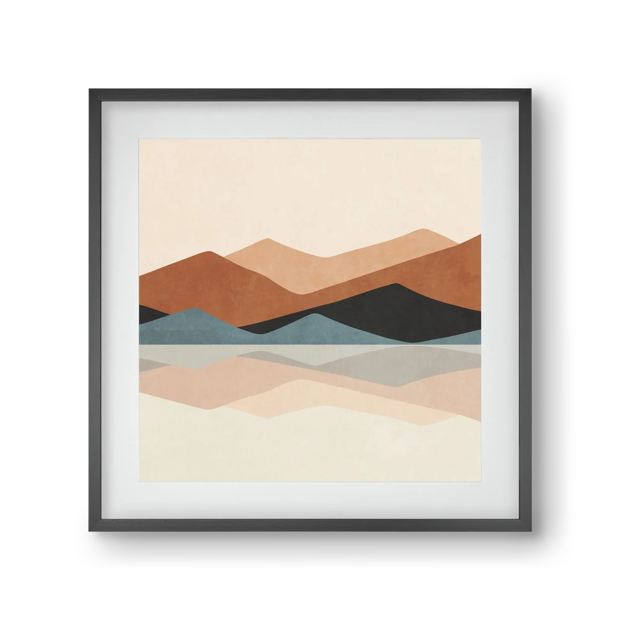 MINIMAL TROPICAL ART - LANDSCAPE 02 - artbridge