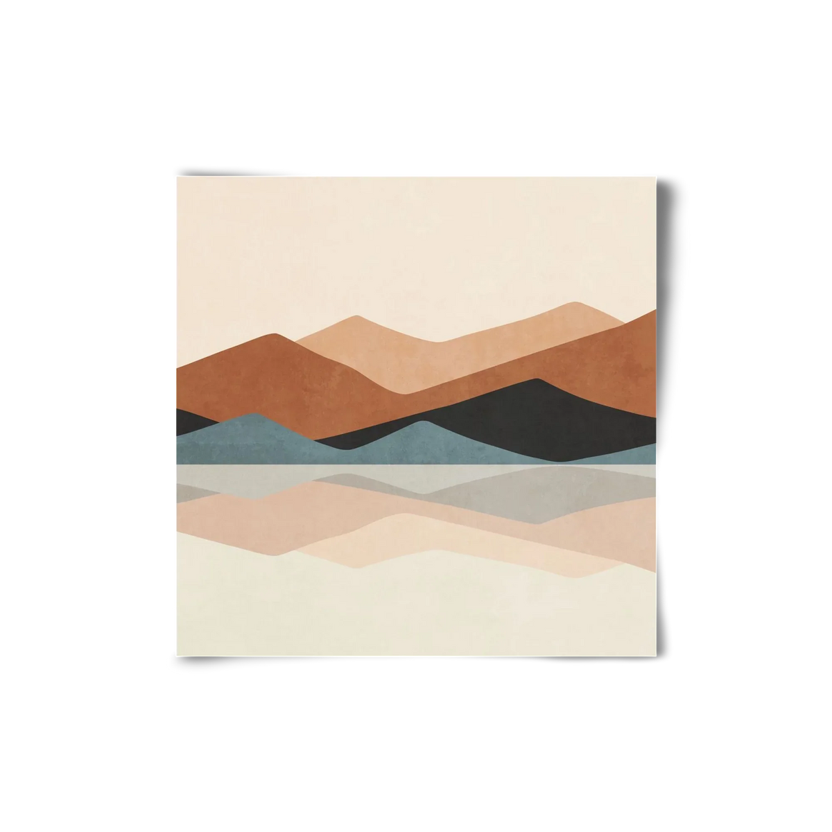 MINIMAL TROPICAL ART - LANDSCAPE 02 - artbridge