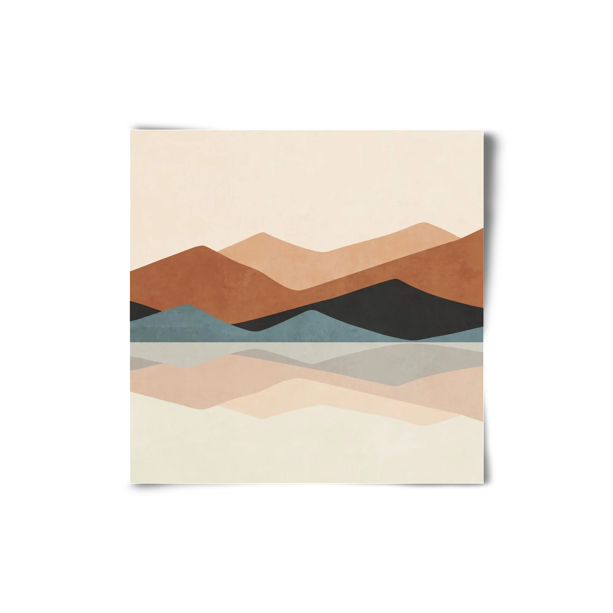 MINIMAL TROPICAL ART - LANDSCAPE 02 - artbridge