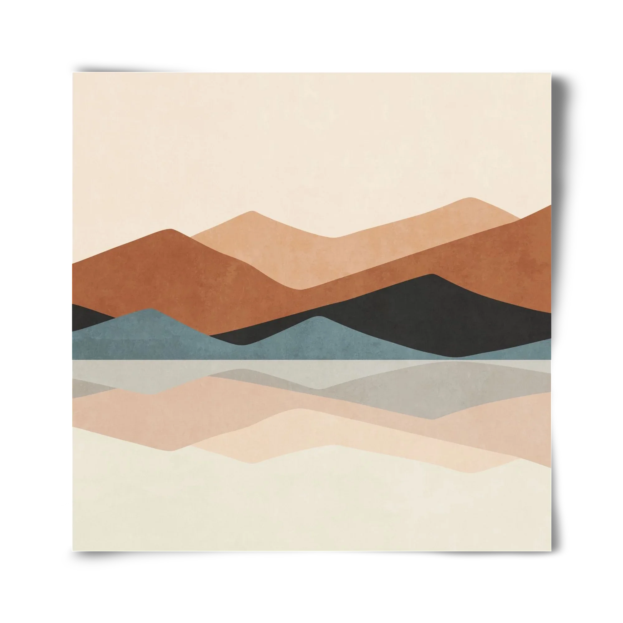 MINIMAL TROPICAL ART - LANDSCAPE 02 - artbridge