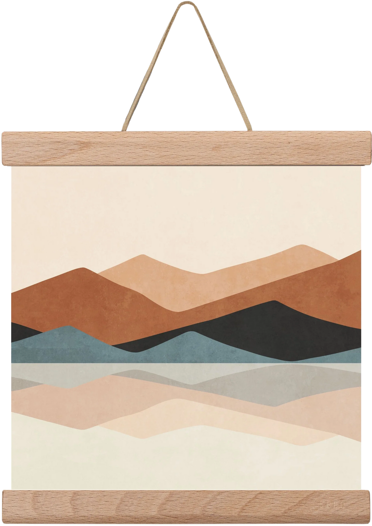 MINIMAL TROPICAL ART - LANDSCAPE 02 - artbridge