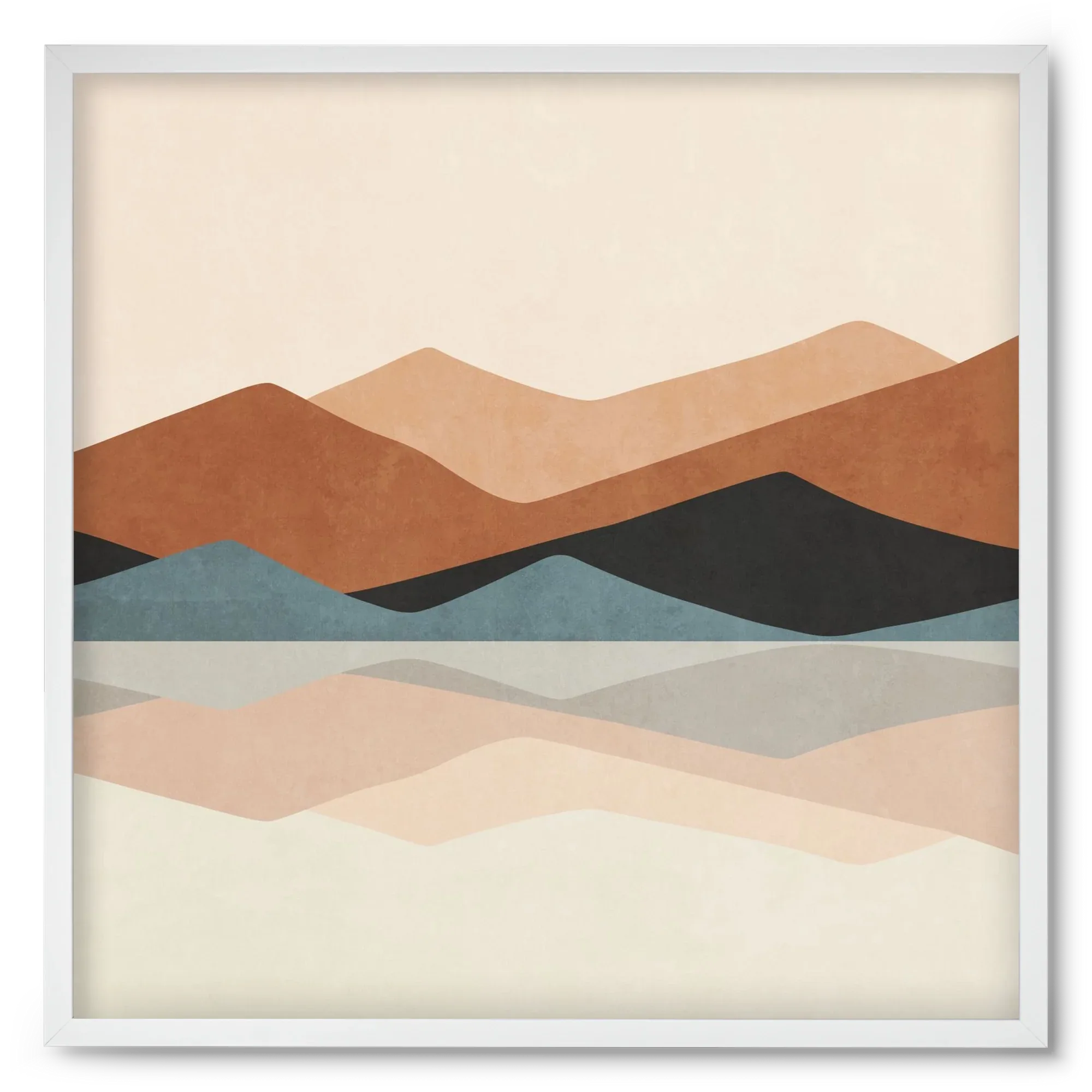 MINIMAL TROPICAL ART - LANDSCAPE 02 - artbridge