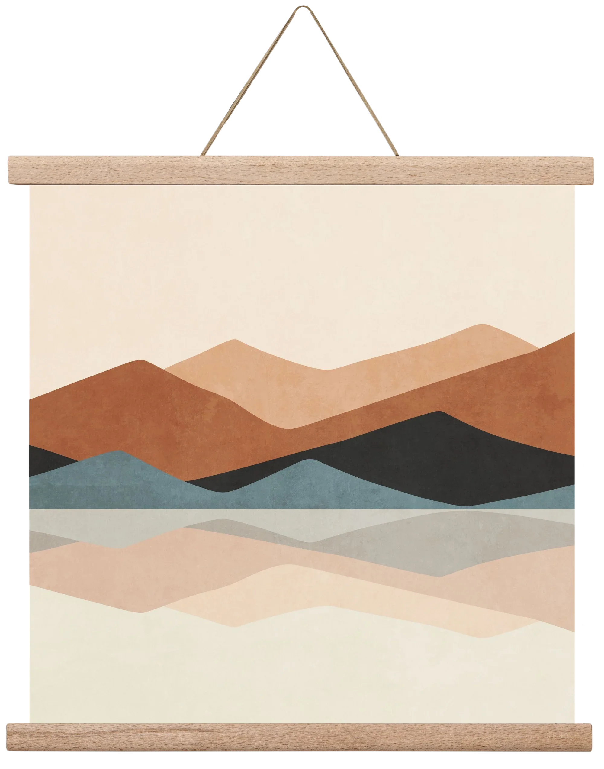 MINIMAL TROPICAL ART - LANDSCAPE 02 - artbridge
