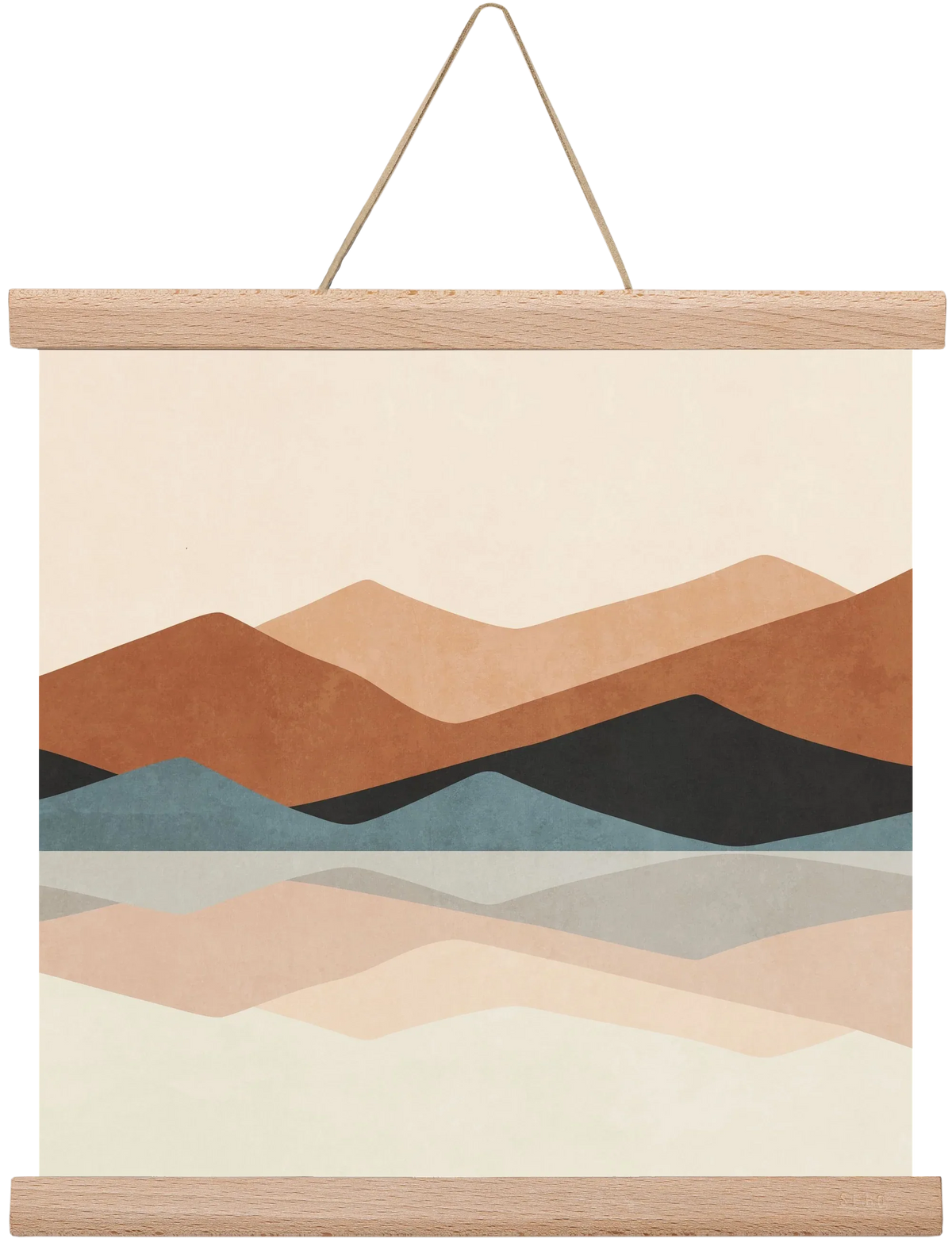 MINIMAL TROPICAL ART - LANDSCAPE 02 - artbridge