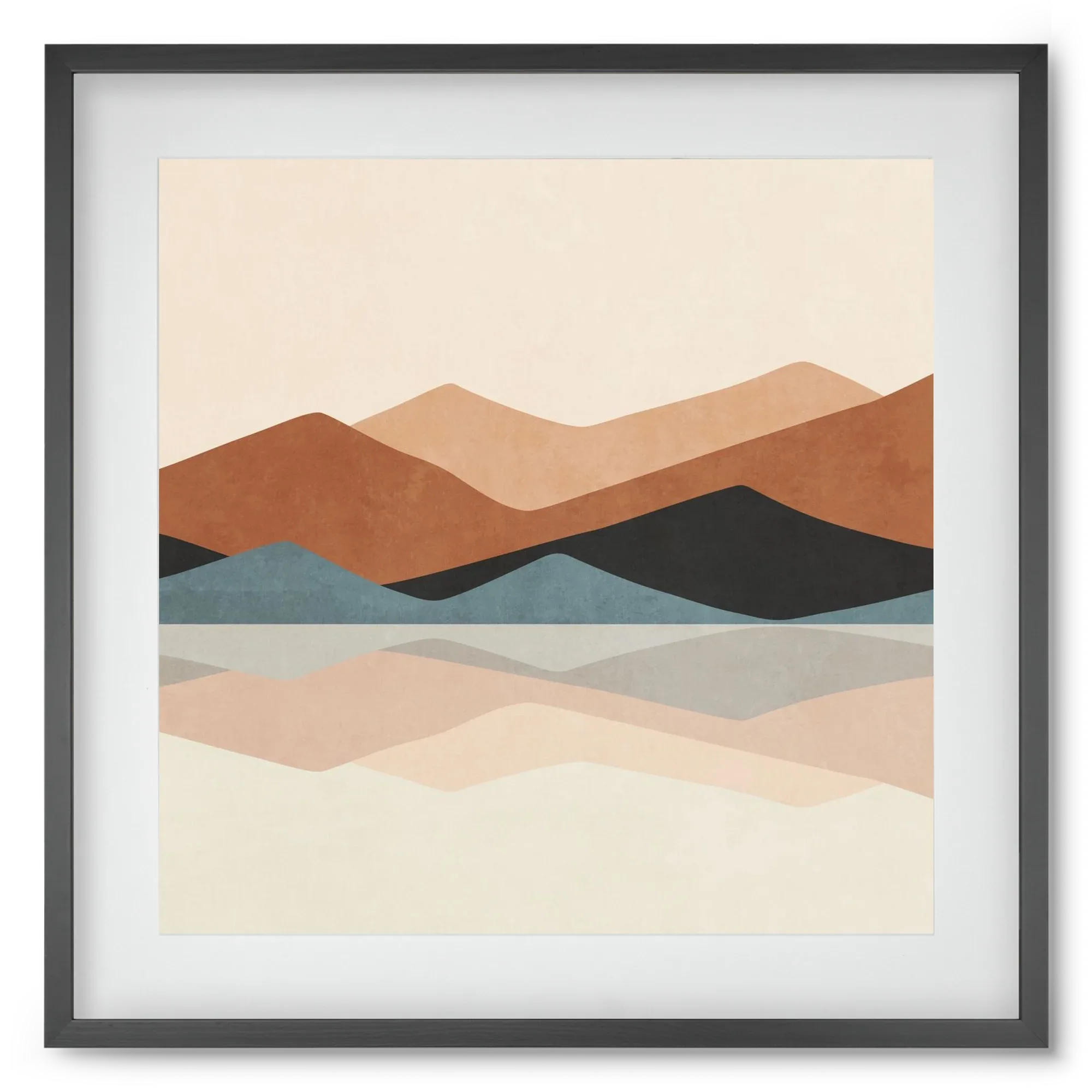 MINIMAL TROPICAL ART - LANDSCAPE 02 - artbridge