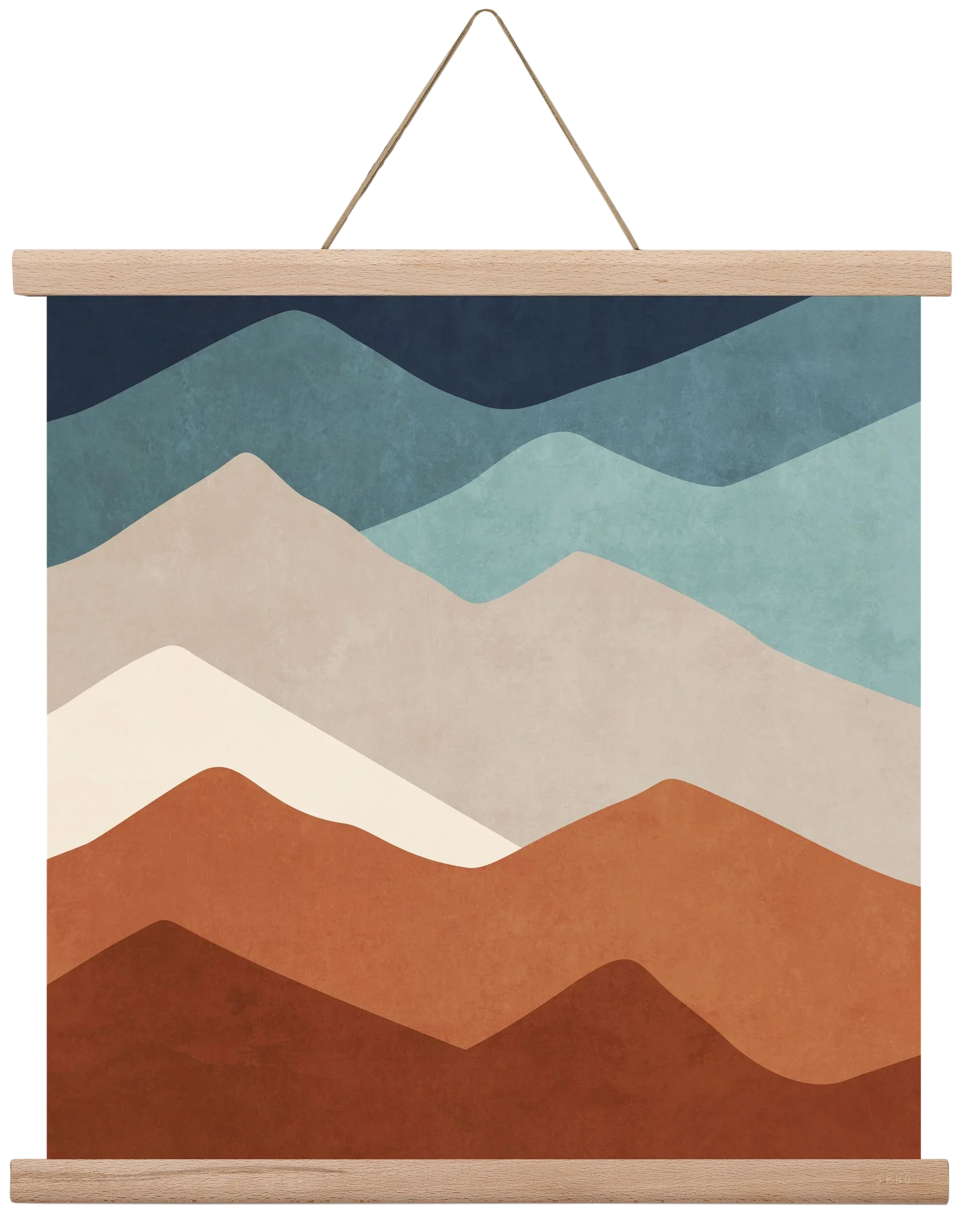 MINIMAL TROPICAL ART - LANDSCAPE 03 - artbridge