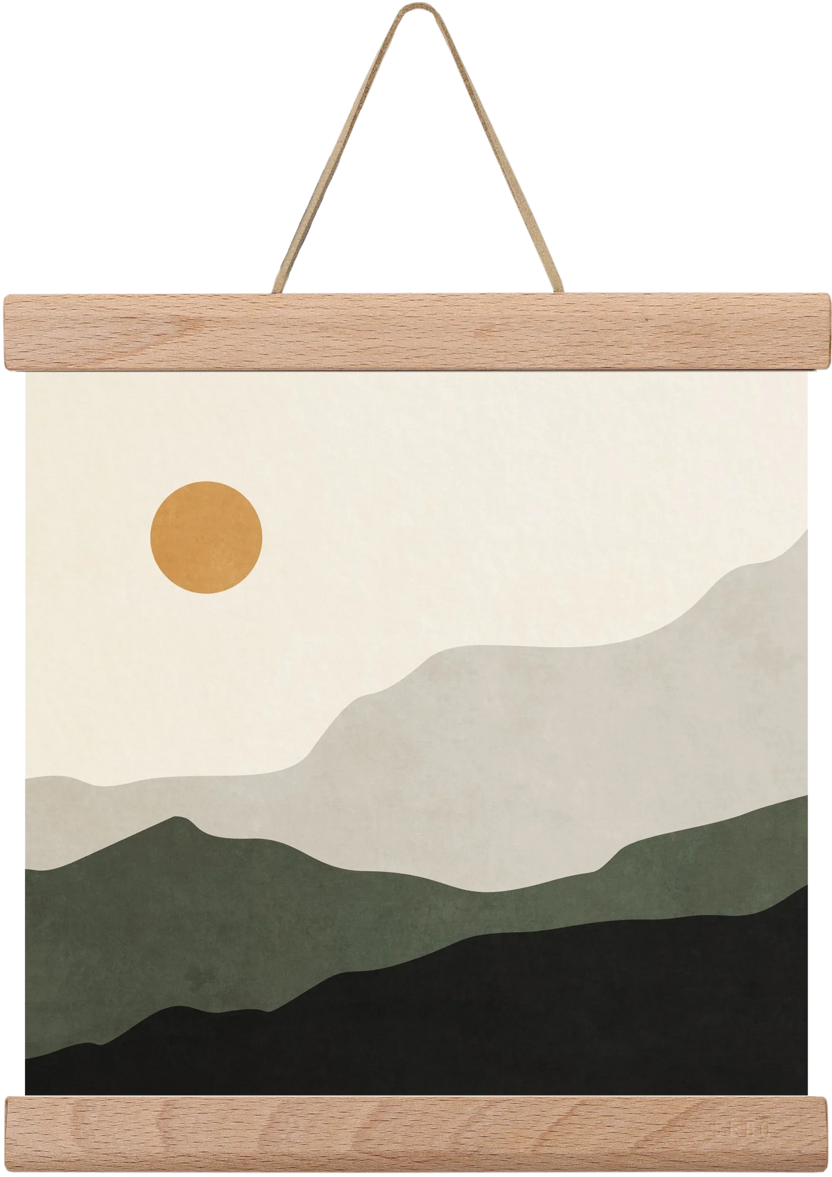 MINIMAL TROPICAL ART - LANDSCAPE 04 - artbridge