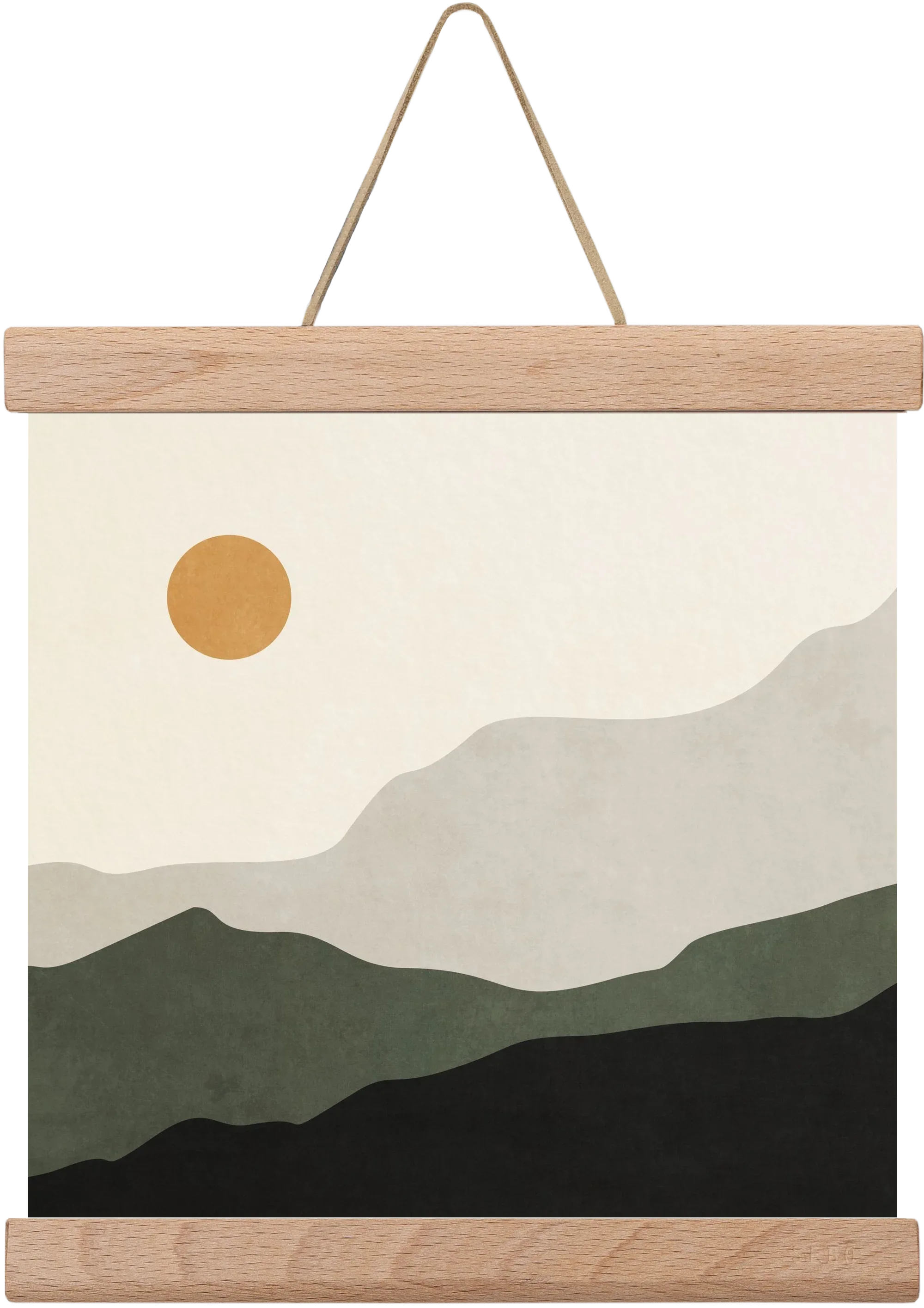 MINIMAL TROPICAL ART - LANDSCAPE 04 - artbridge