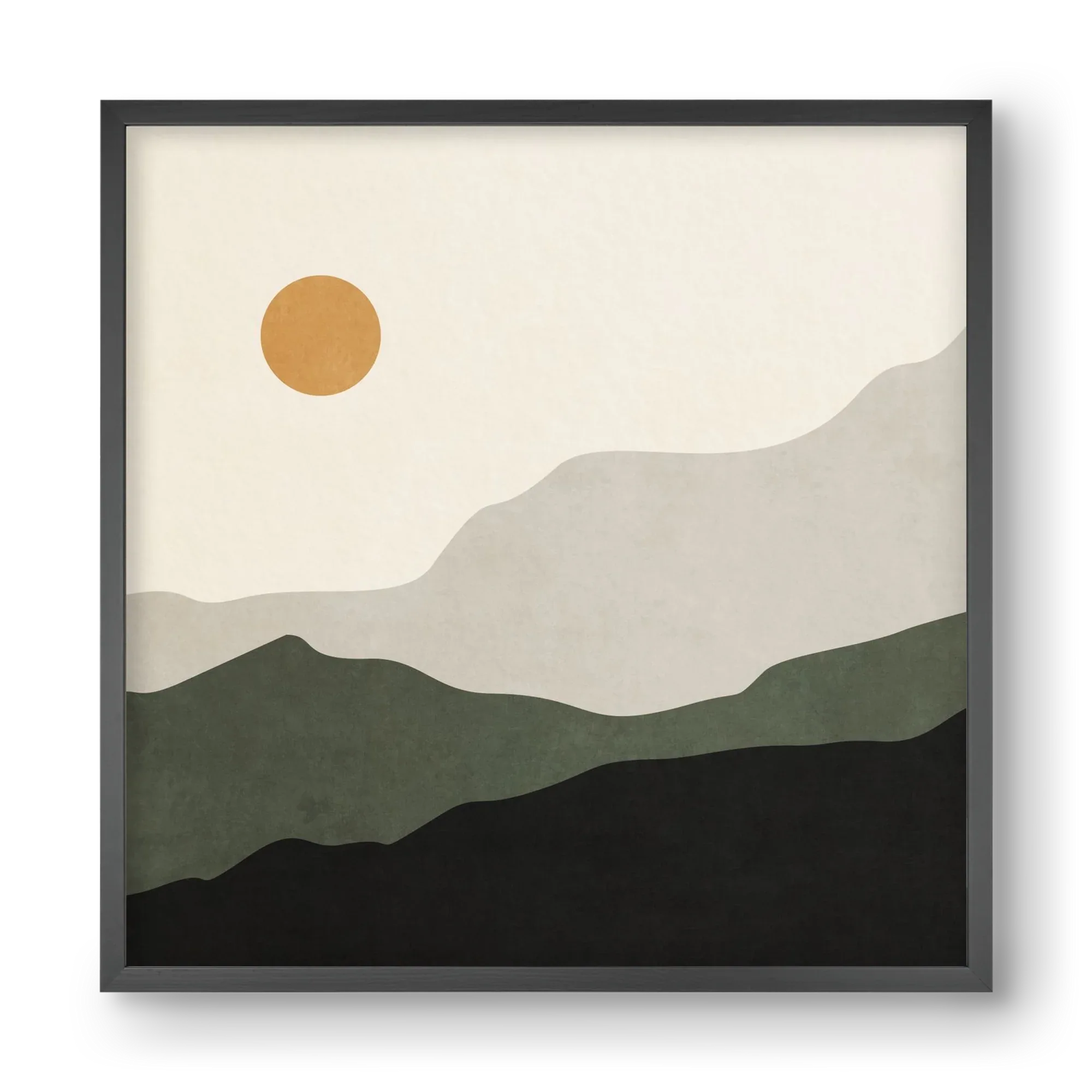 MINIMAL TROPICAL ART - LANDSCAPE 04 - artbridge