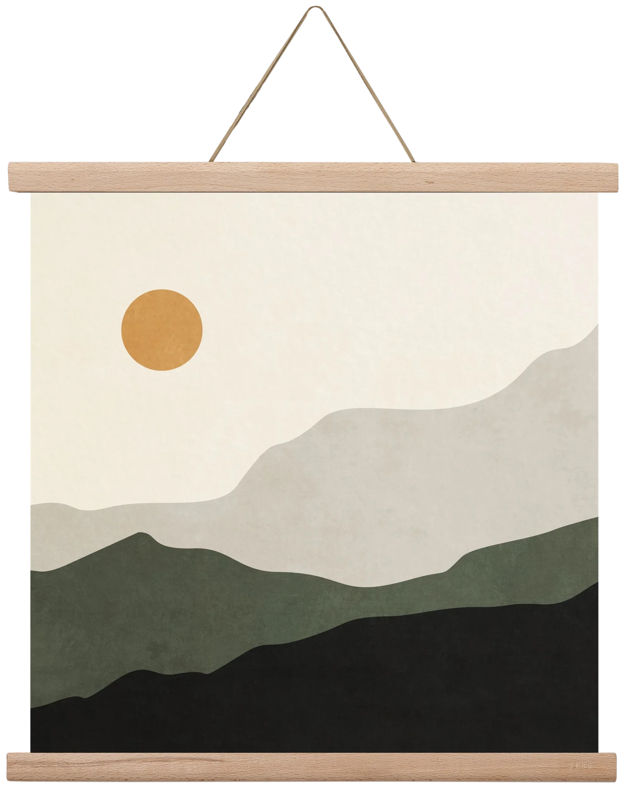 MINIMAL TROPICAL ART - LANDSCAPE 04 - artbridge