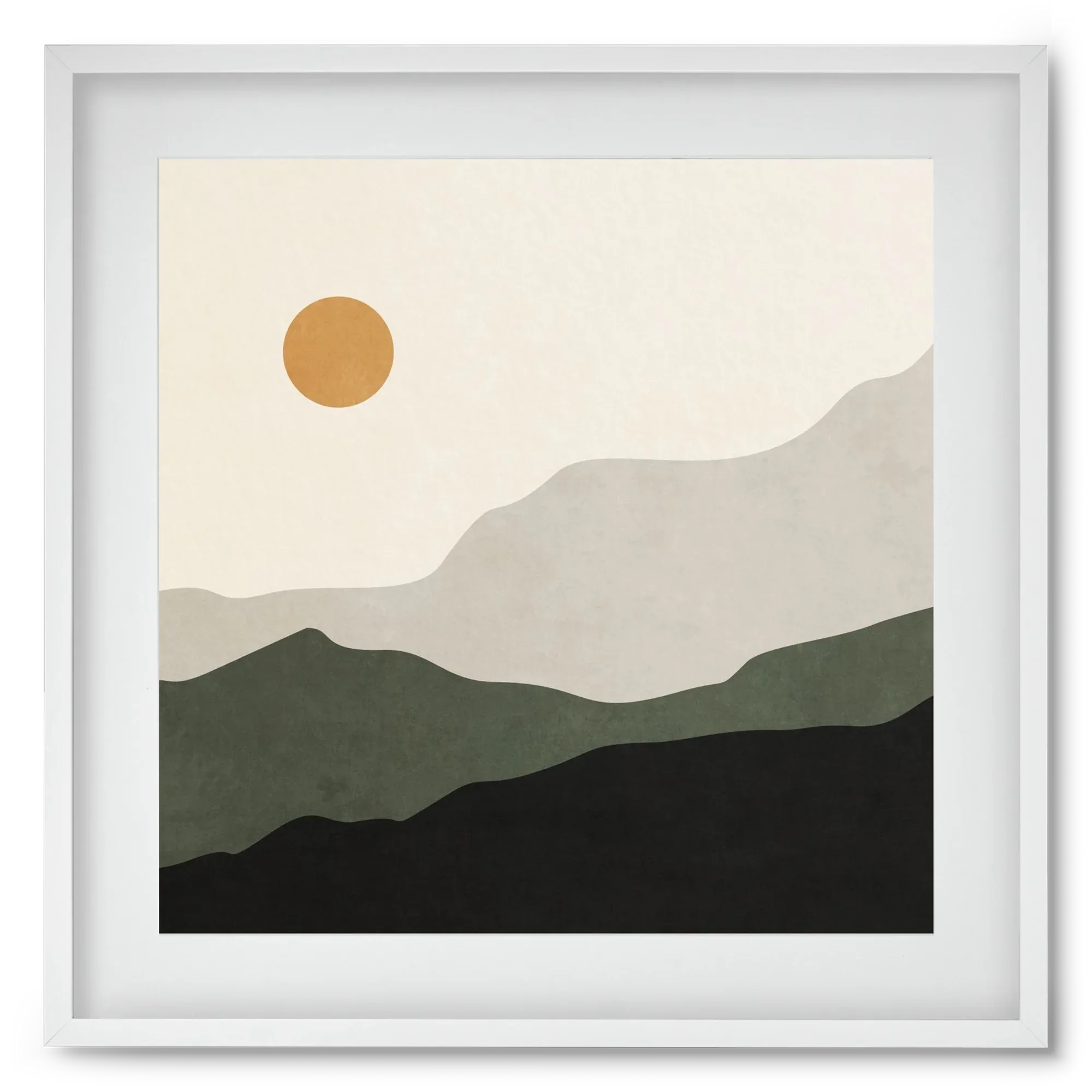 MINIMAL TROPICAL ART - LANDSCAPE 04 - artbridge