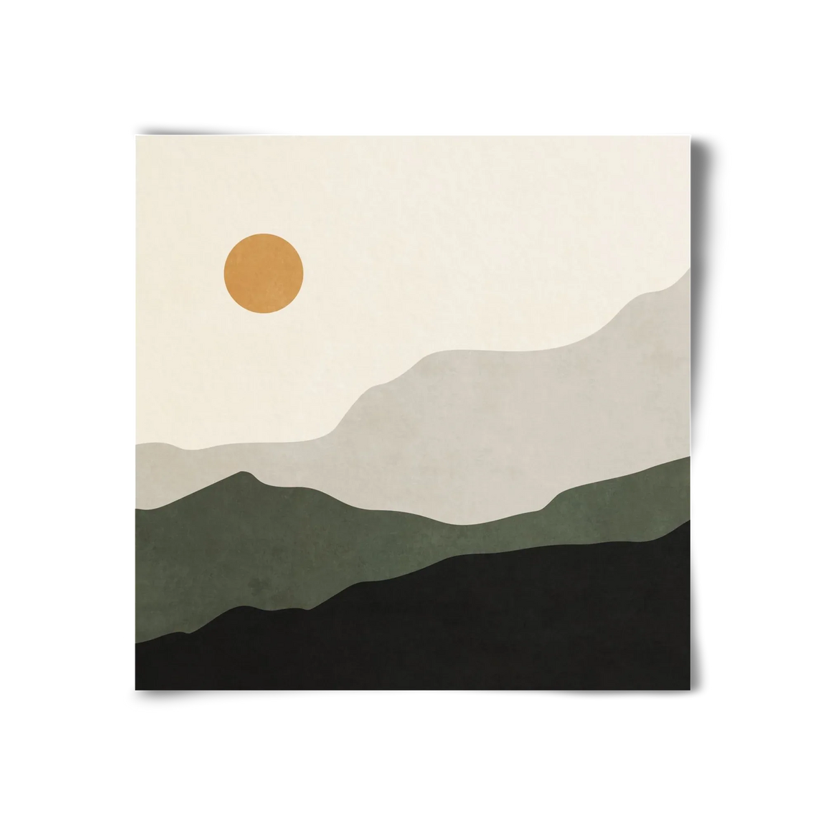MINIMAL TROPICAL ART - LANDSCAPE 04 - artbridge