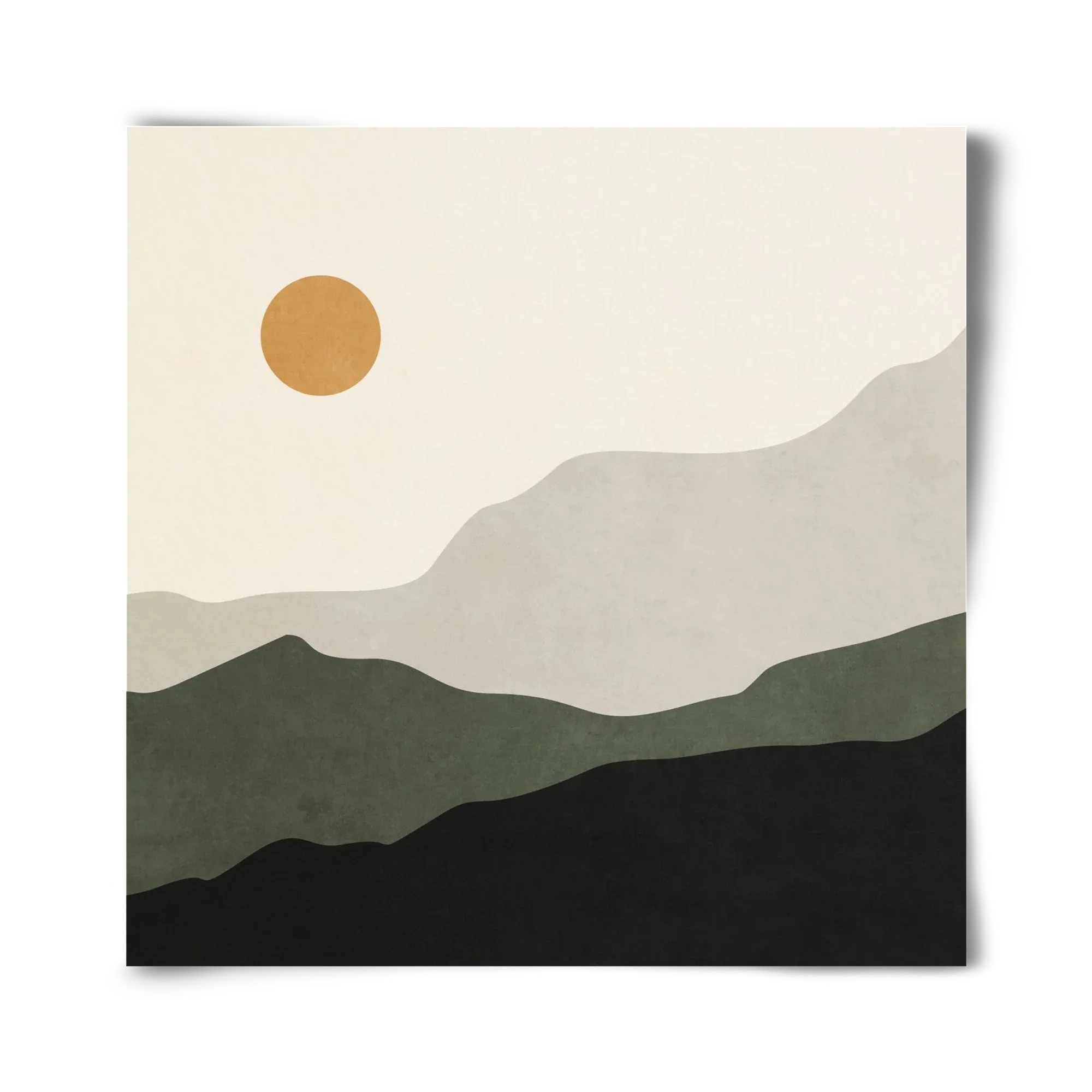 MINIMAL TROPICAL ART - LANDSCAPE 04 - artbridge