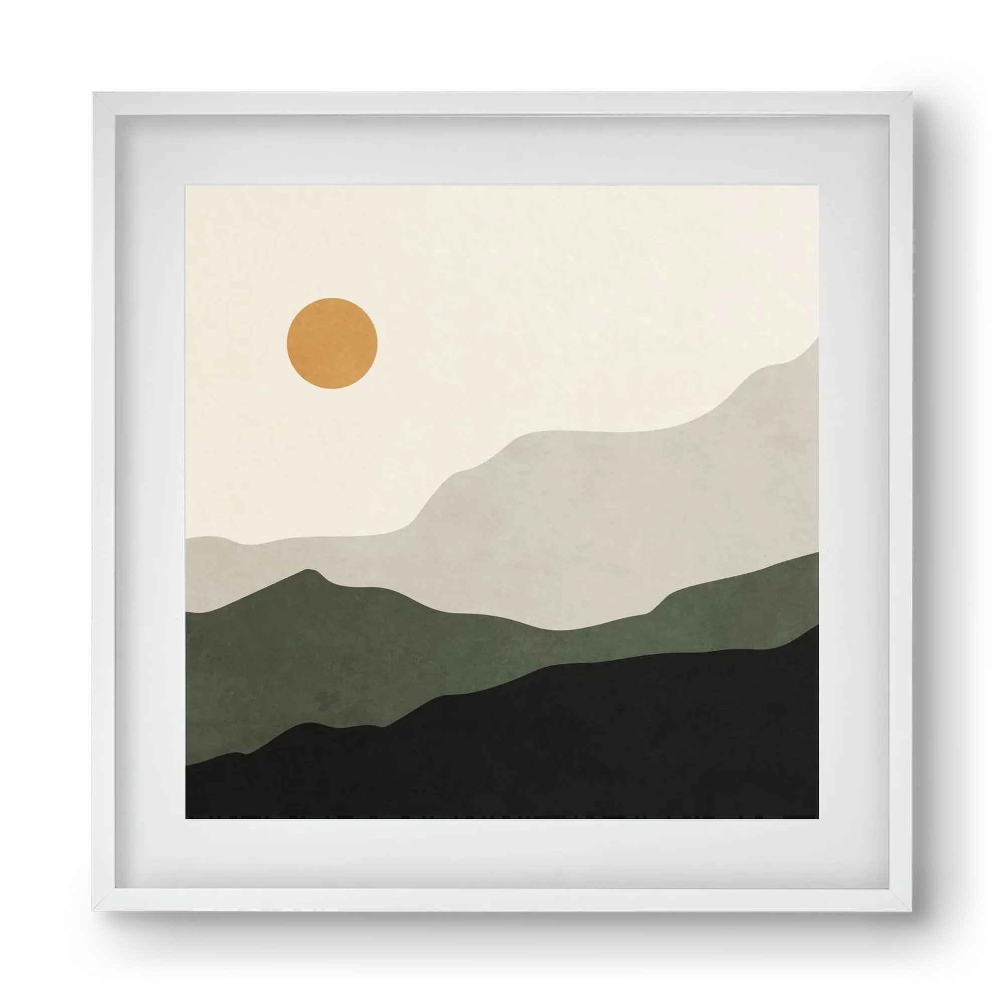 MINIMAL TROPICAL ART - LANDSCAPE 04 - artbridge