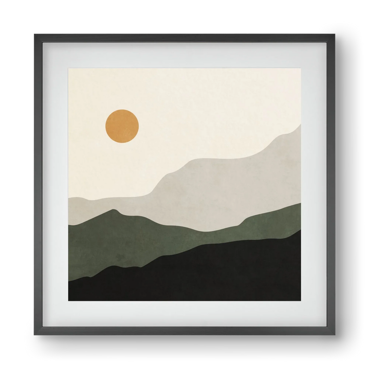 MINIMAL TROPICAL ART - LANDSCAPE 04 - artbridge