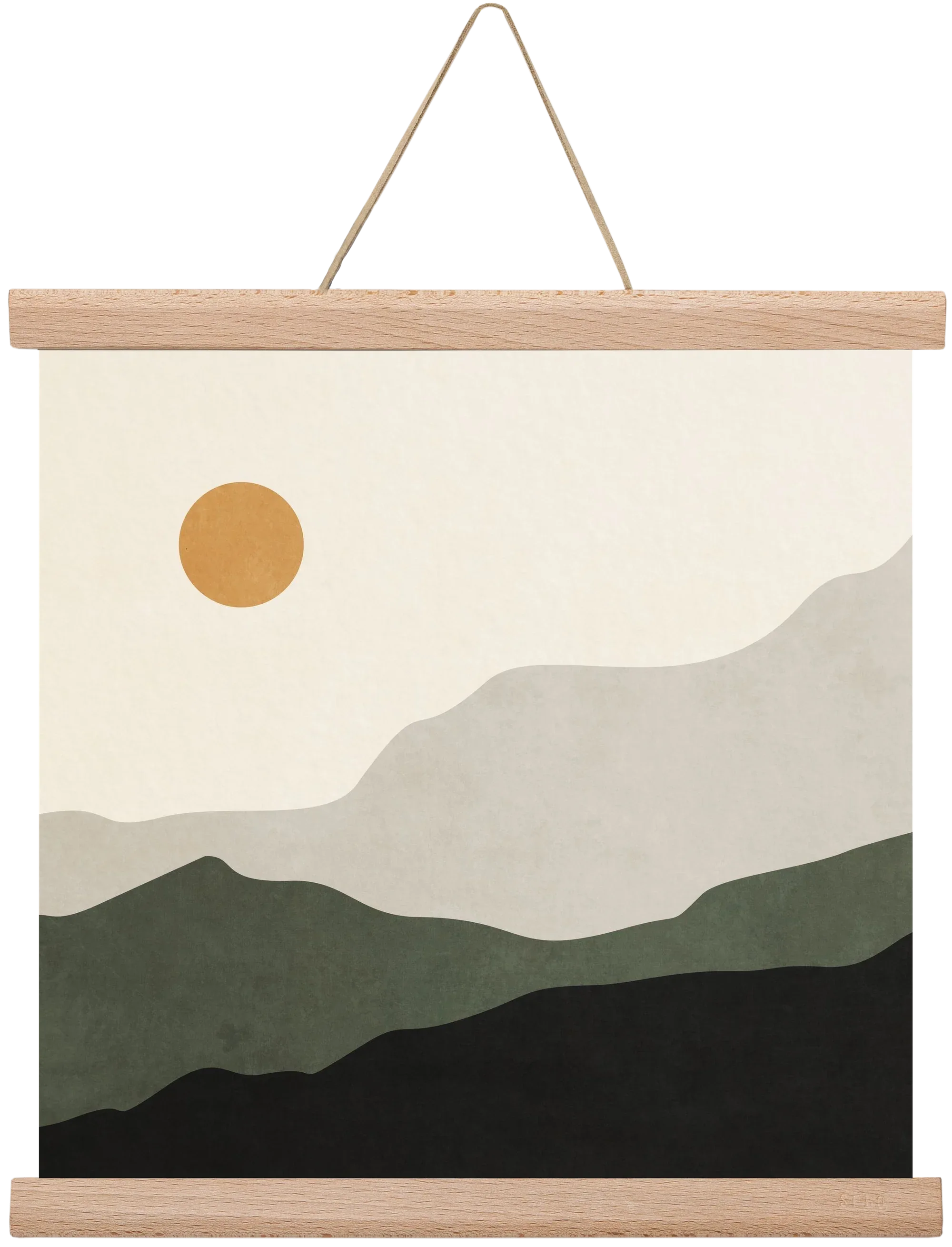 MINIMAL TROPICAL ART - LANDSCAPE 04 - artbridge