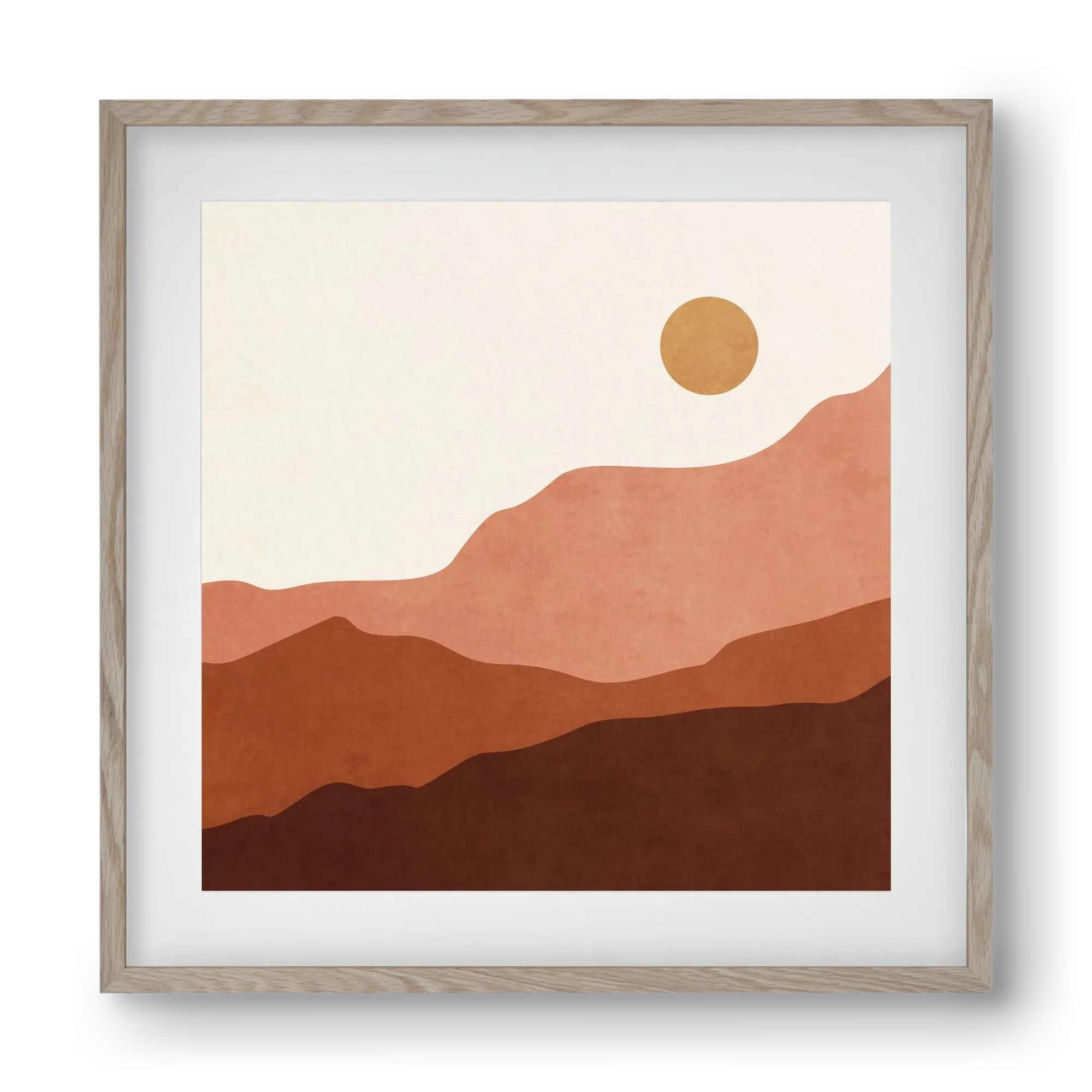 MINIMAL TROPICAL ART - LANDSCAPE 05 - artbridge