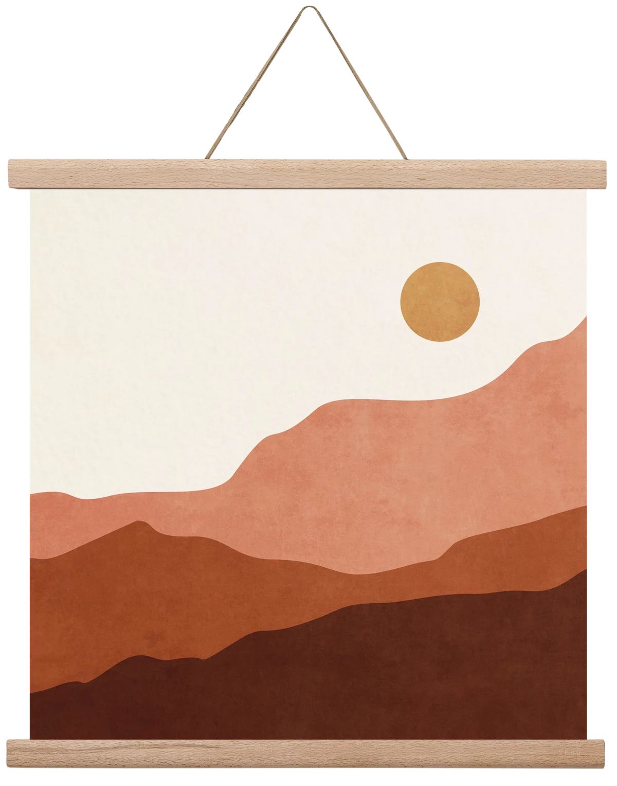 MINIMAL TROPICAL ART - LANDSCAPE 05 - artbridge