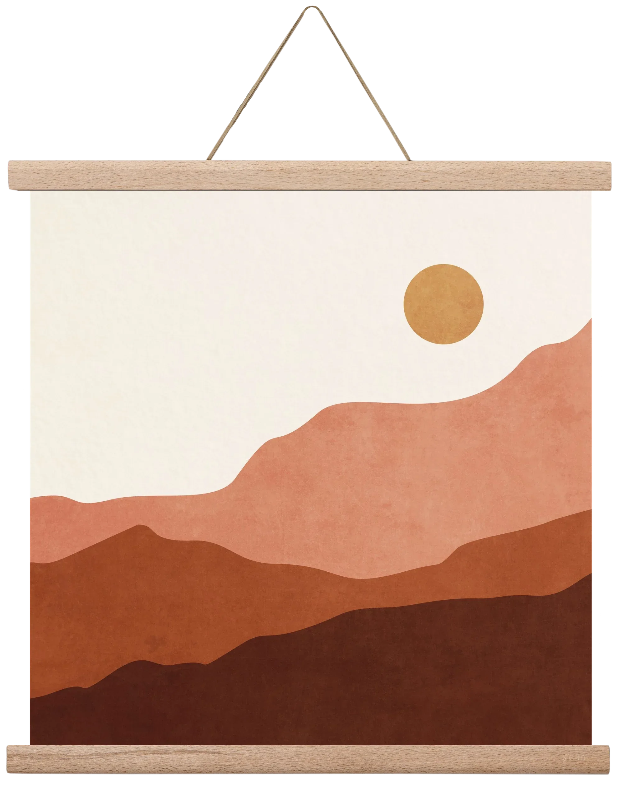 MINIMAL TROPICAL ART - LANDSCAPE 05 - artbridge