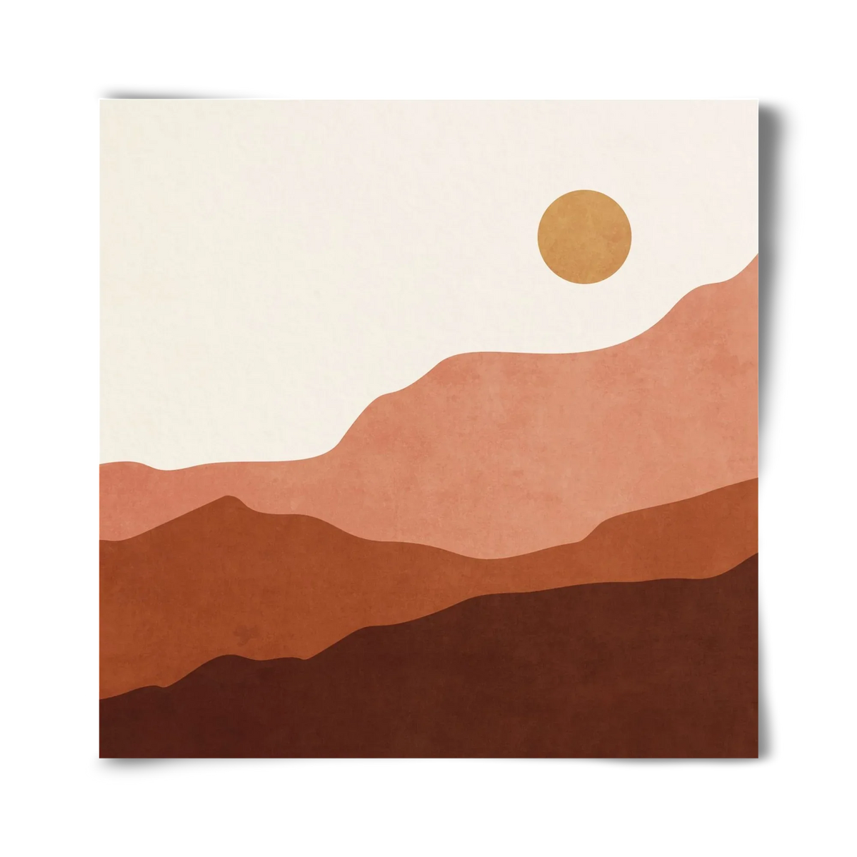 MINIMAL TROPICAL ART - LANDSCAPE 05 - artbridge