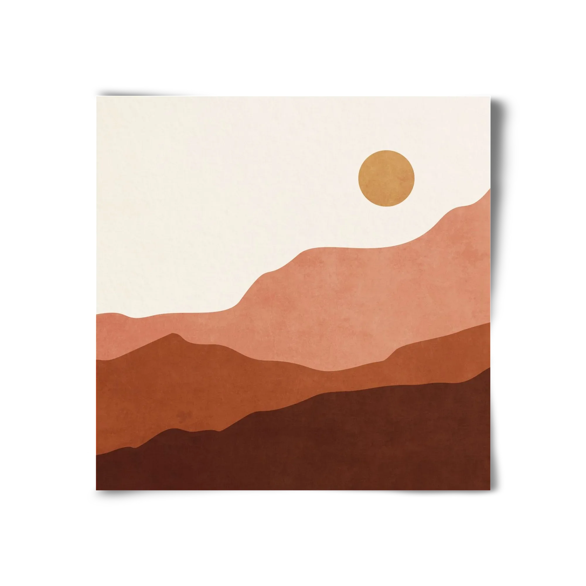 MINIMAL TROPICAL ART - LANDSCAPE 05 - artbridge
