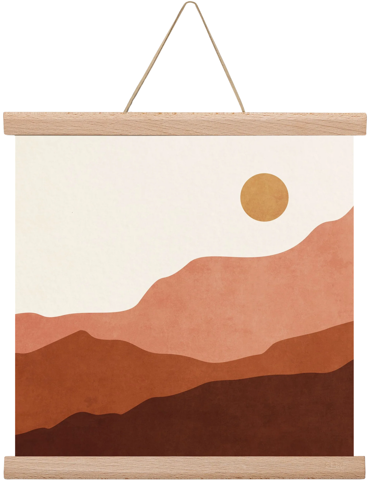 MINIMAL TROPICAL ART - LANDSCAPE 05 - artbridge
