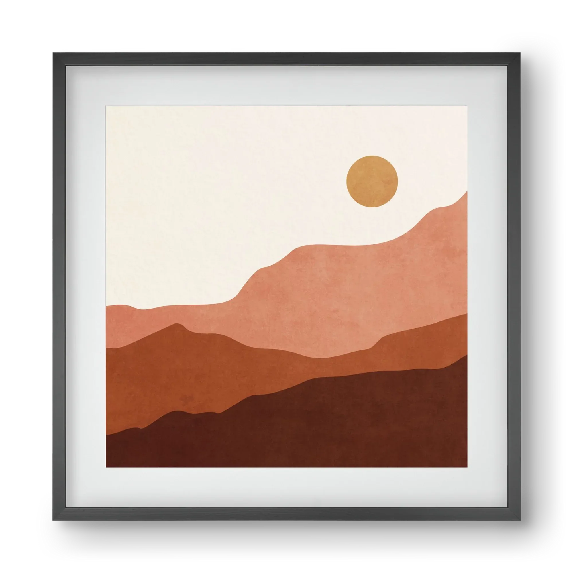 MINIMAL TROPICAL ART - LANDSCAPE 05 - artbridge