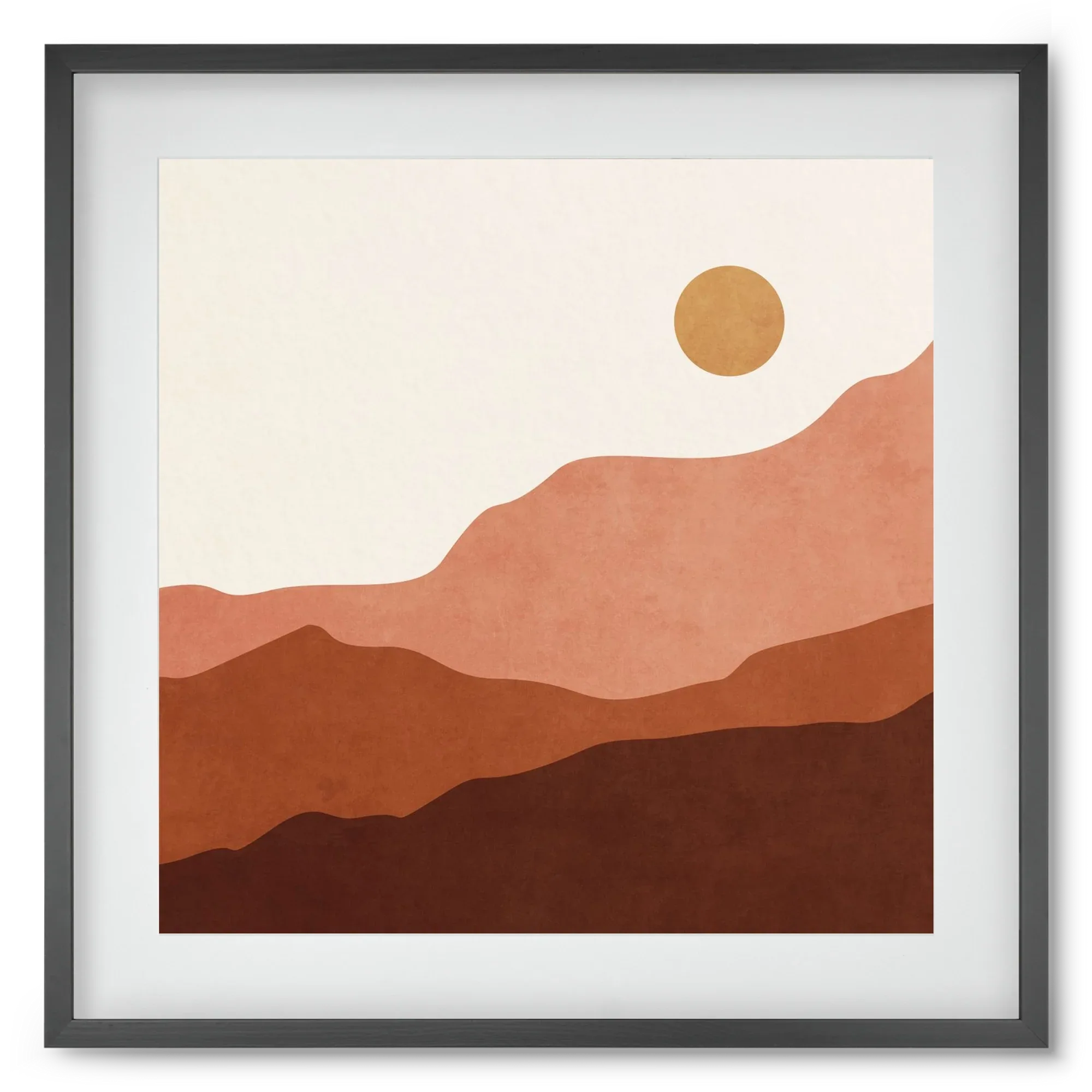 MINIMAL TROPICAL ART - LANDSCAPE 05 - artbridge