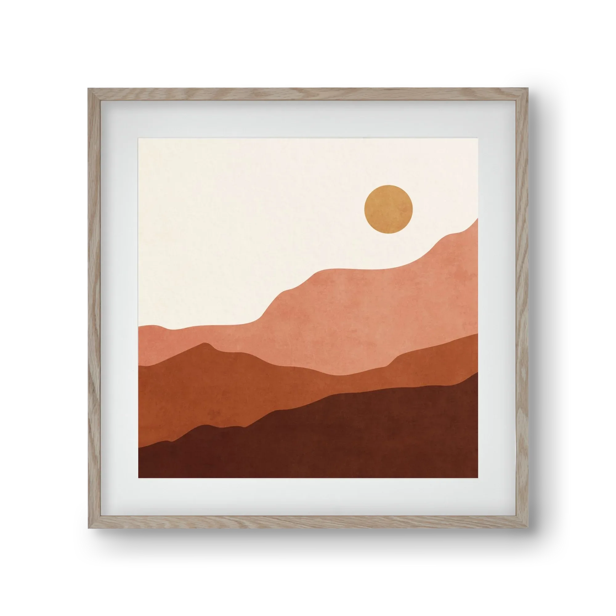 MINIMAL TROPICAL ART - LANDSCAPE 05 - artbridge