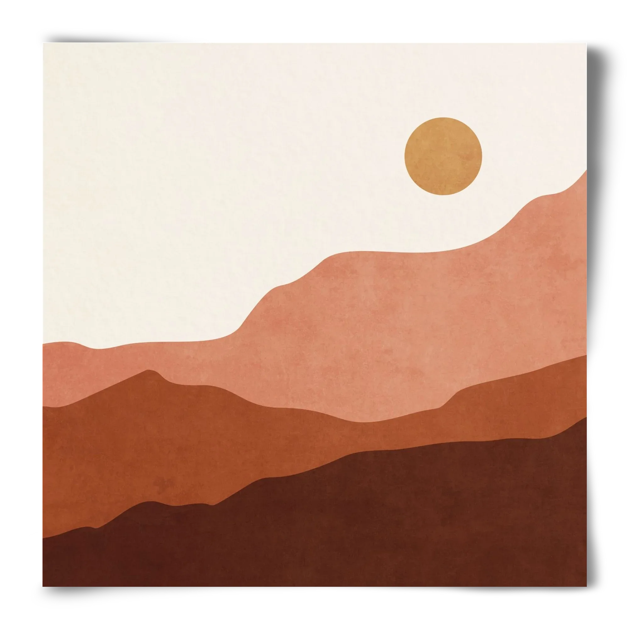 MINIMAL TROPICAL ART - LANDSCAPE 05 - artbridge