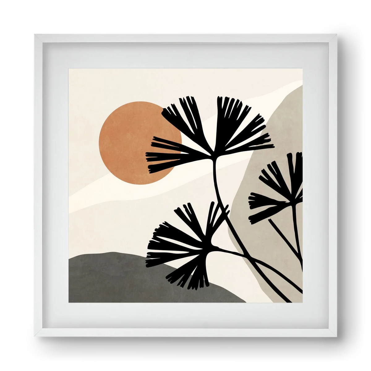 MINIMAL ART - TROPICAL LEAVES 01 - artbridge