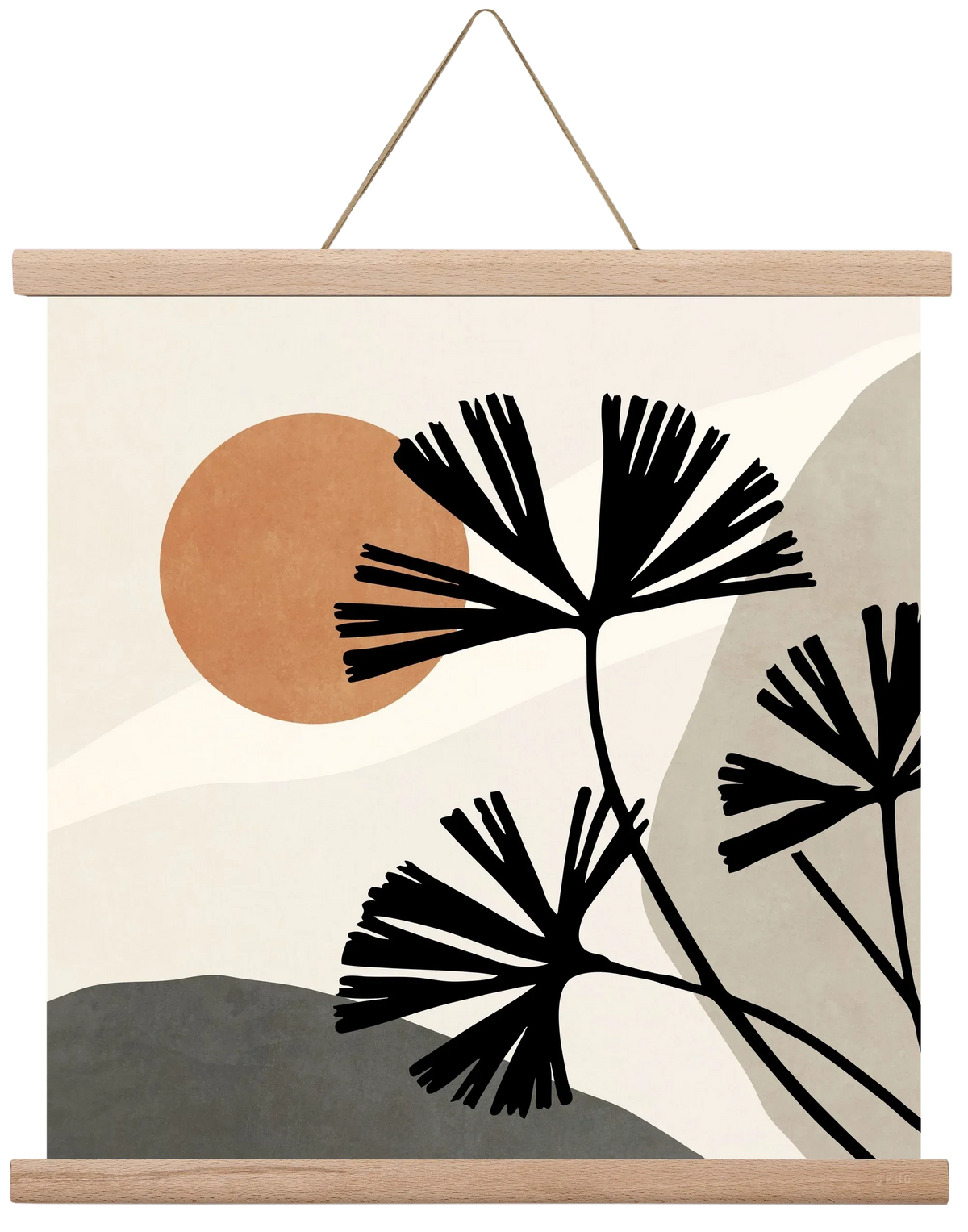 MINIMAL ART - TROPICAL LEAVES 01 - artbridge