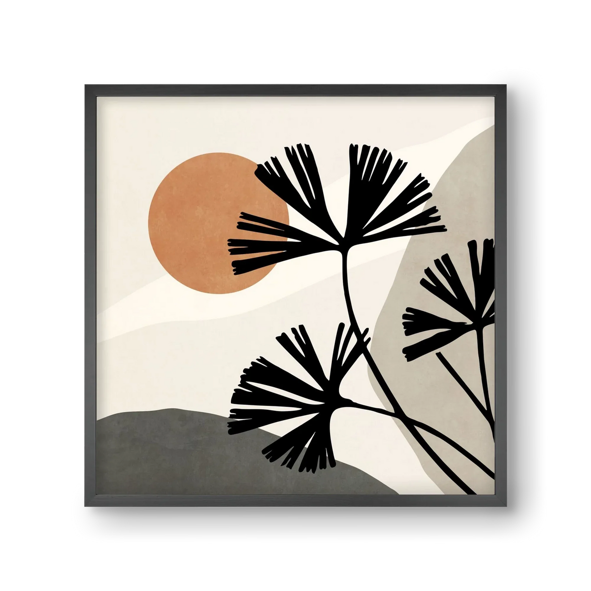 MINIMAL ART - TROPICAL LEAVES 01 - artbridge