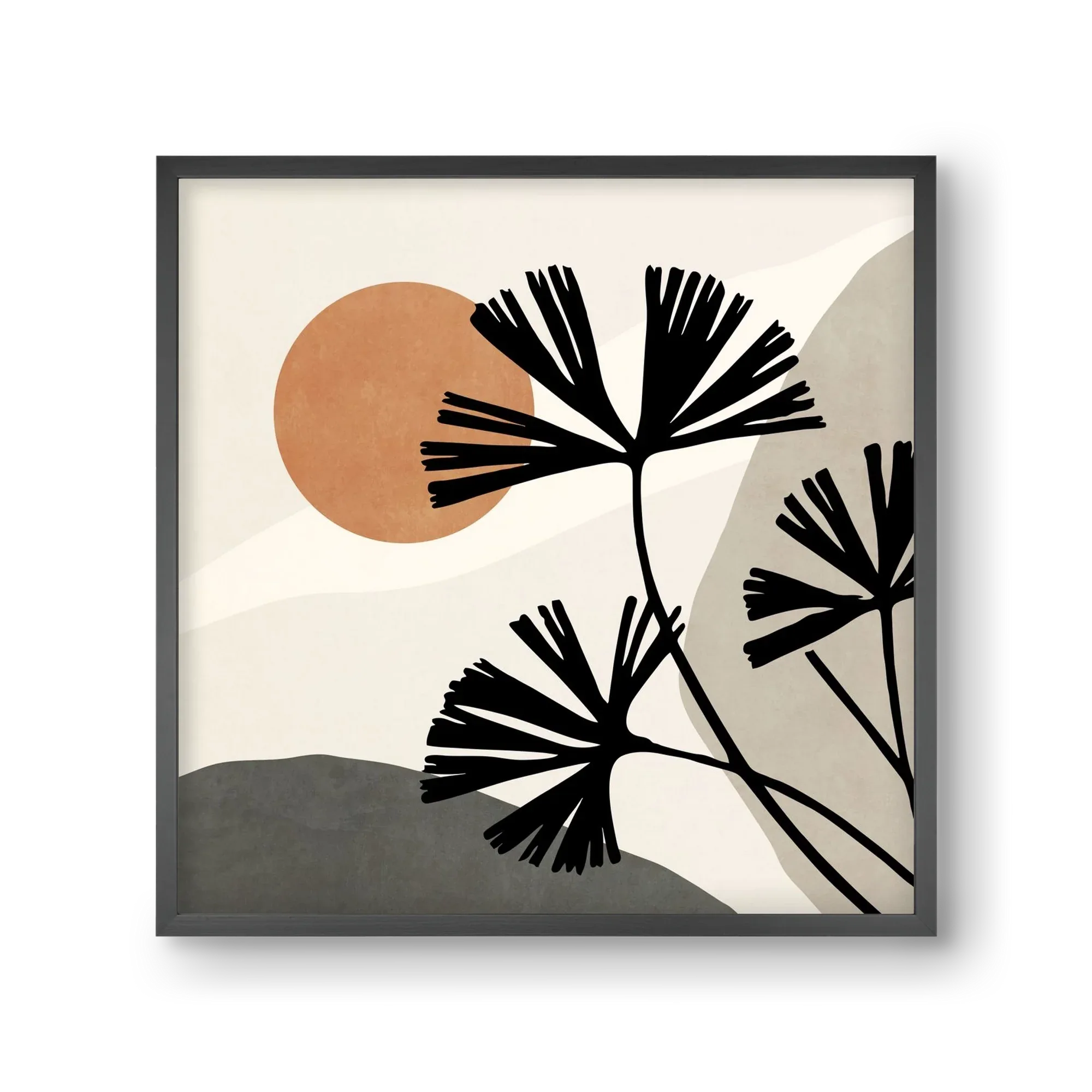 MINIMAL ART - TROPICAL LEAVES 01 - artbridge